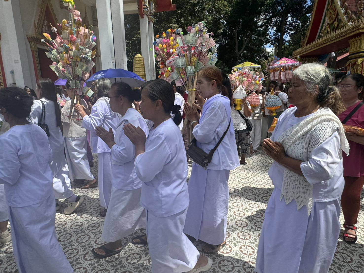 ภาพร่วมพิธีกรรมวัดดอนขี้เหล็ก