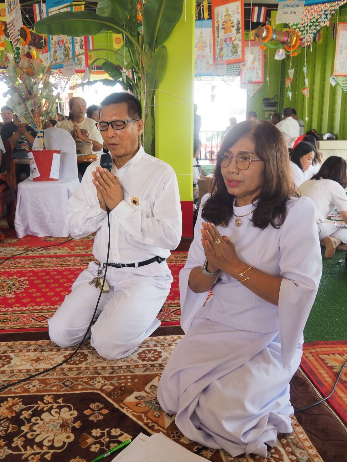 ภาพร่วมพิธีกรรมวัดชนะสงสารพิทยาธร