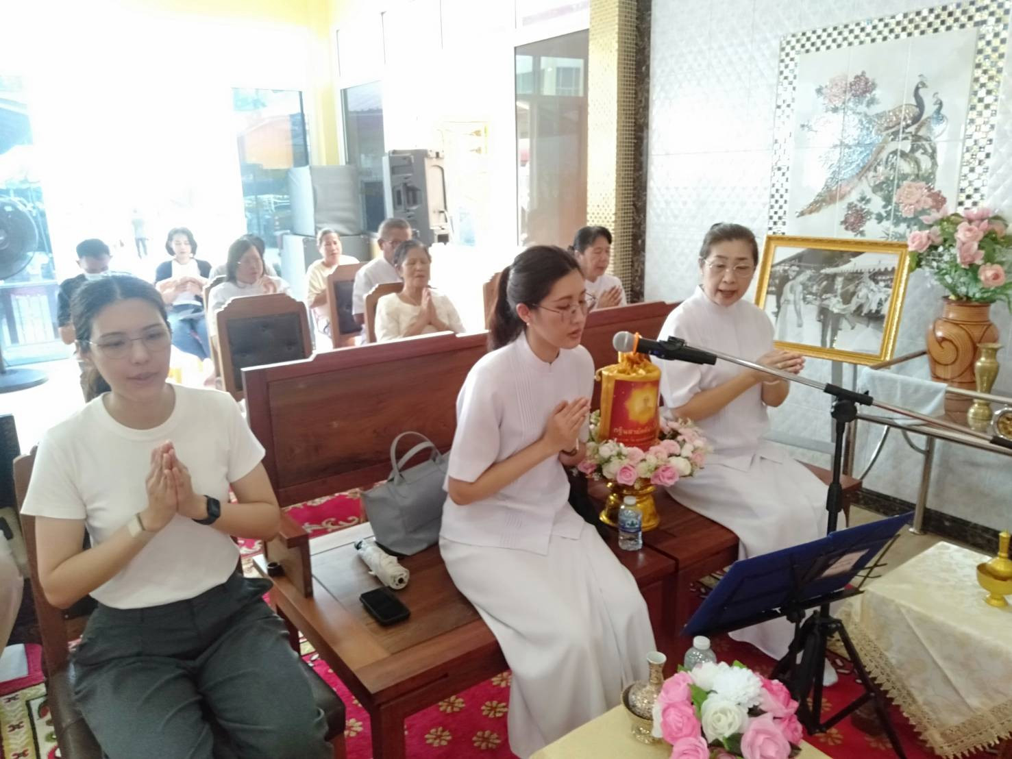 ภาพกล่าวคำถวายกฐินวัดท่าข้ามเจริญศรัทธา