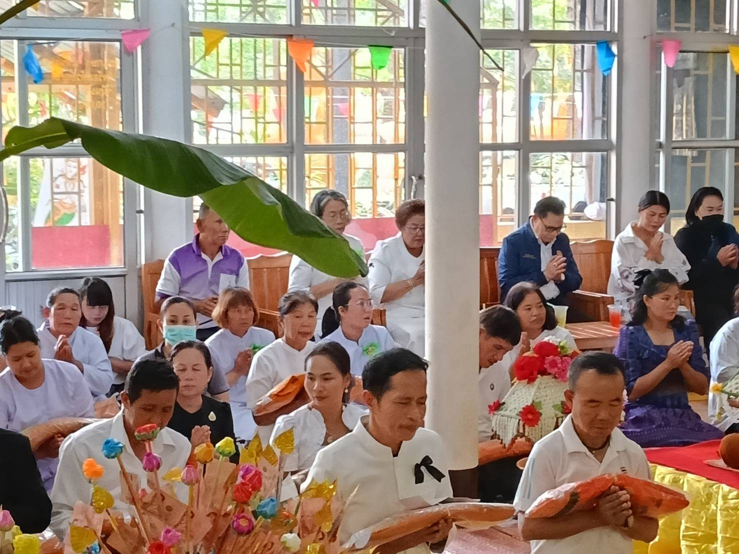 ภาพร่วมพิธีกรรมวัดป่าสามัคคี