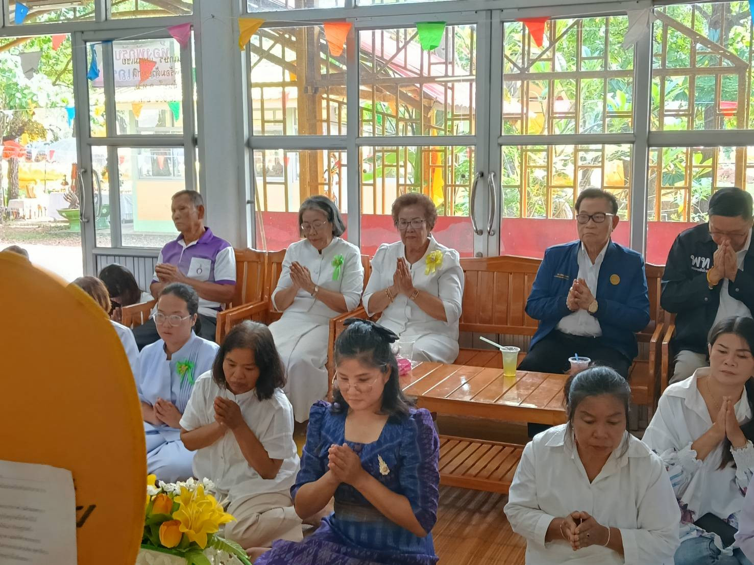 ภาพร่วมพิธีกรรมวัดป่าสามัคคี