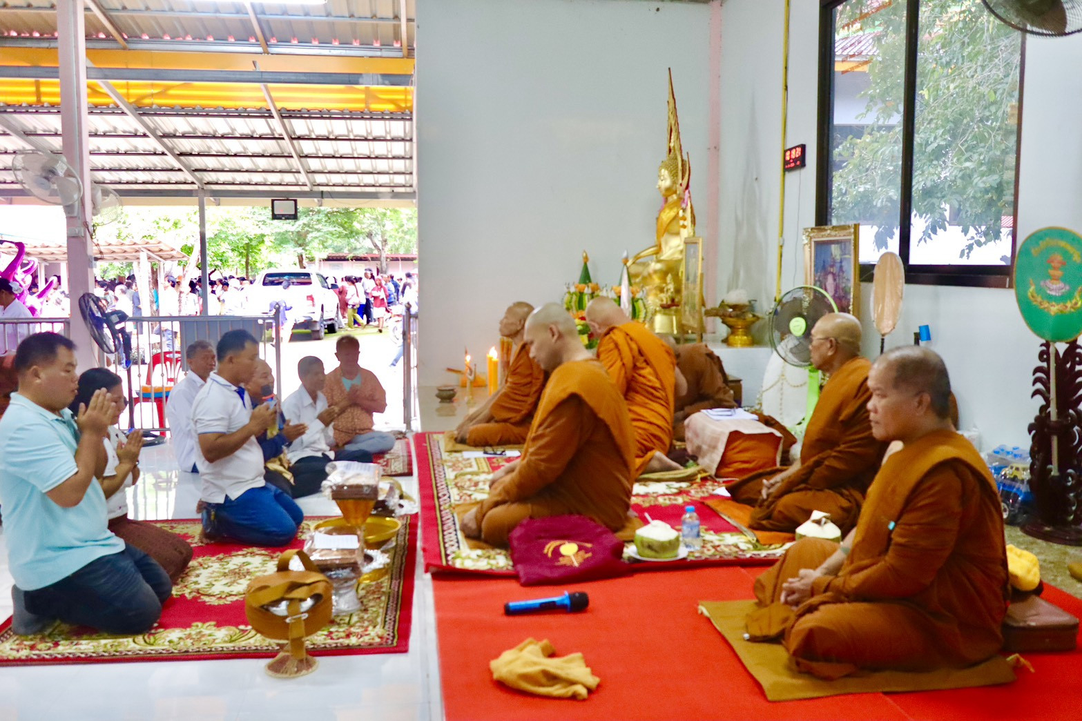 ภาพร่วมพิธีกรรมวัดป่าเทพพยัคฆภูมิ