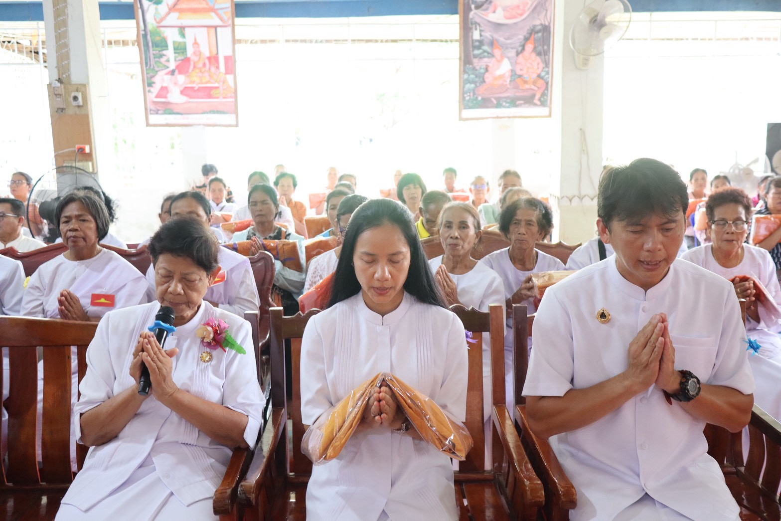 ภาพกล่าวคำถวายกฐินวัดโคกสะอาด