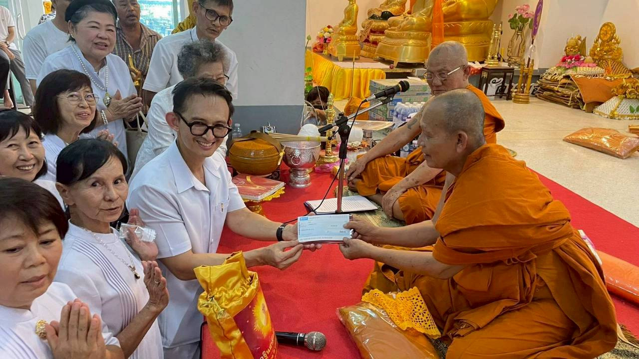 ภาพร่วมพิธีกรรมวัดหนองไทร