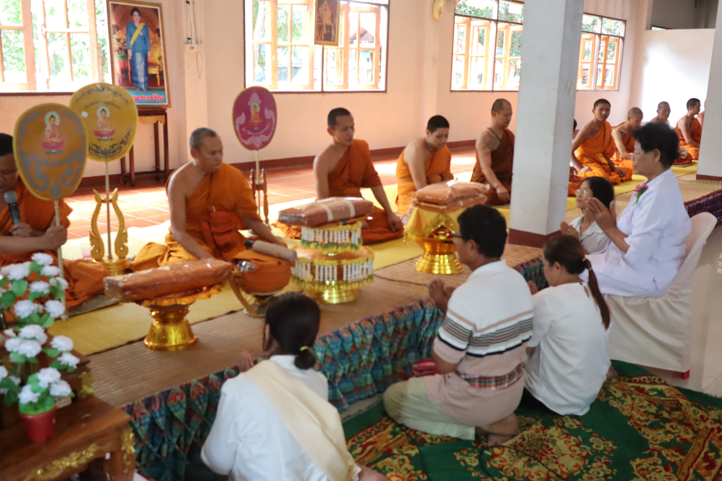 ภาพร่วมพิธีกรรมวัดโนนเพชร