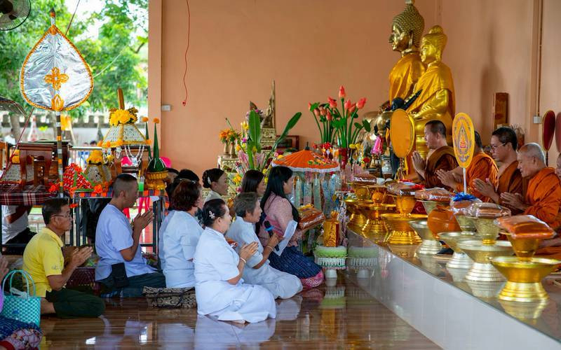 ภาพกล่าวคำถวายกฐินวัดศรีเจริญสุข