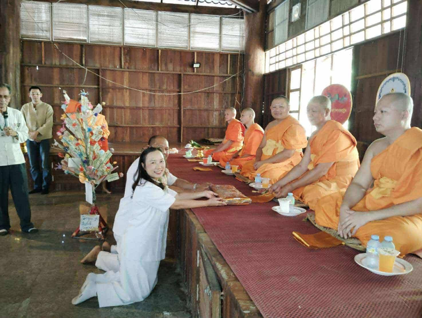 ภาพร่วมพิธีกรรมวัดถ้ำเสือ