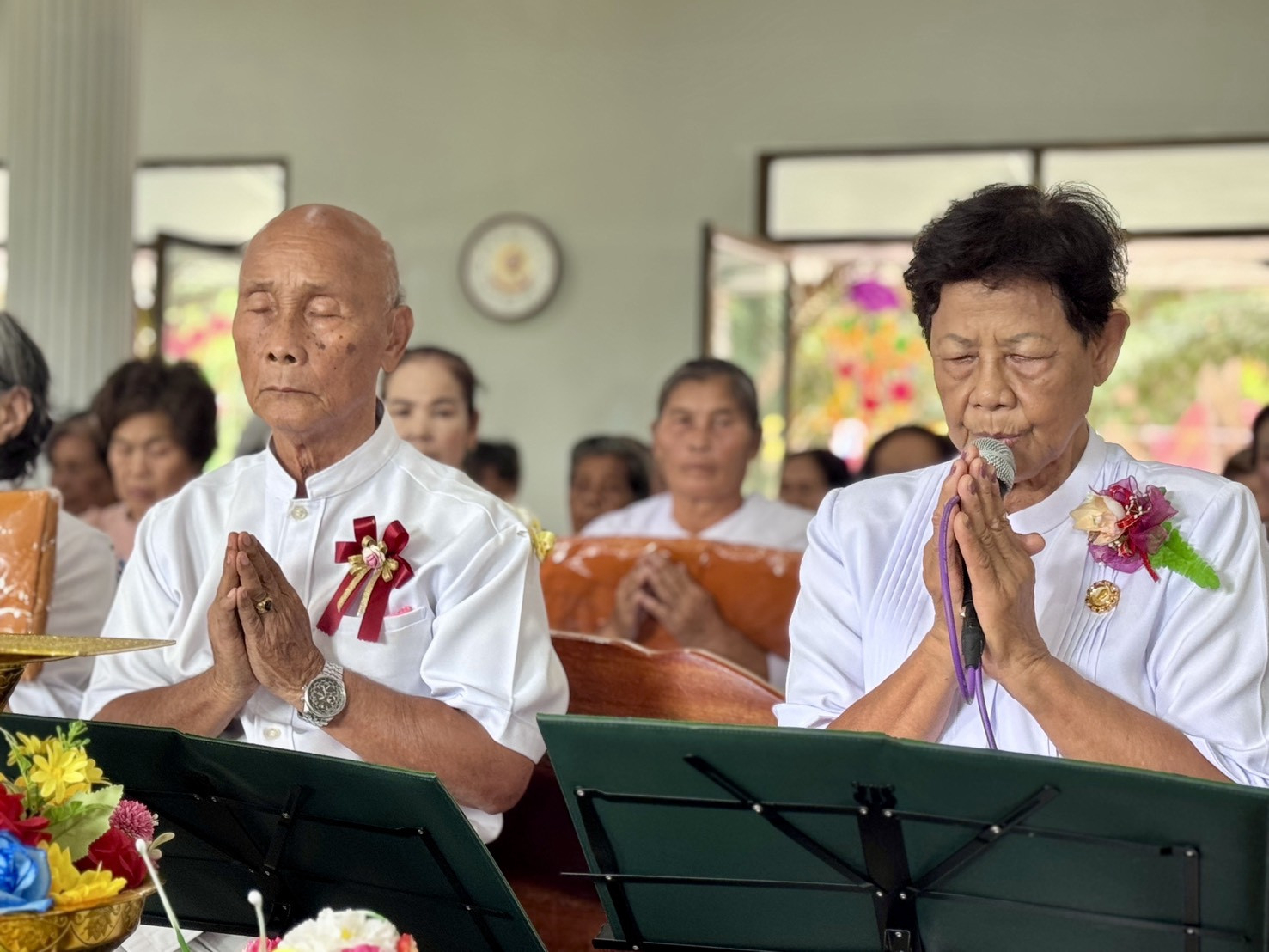 ภาพกล่าวคำถวายกฐินวัดบ้านน้อยลำคลอง