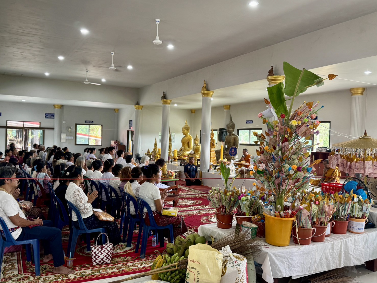 ภาพร่วมพิธีกรรมวัดบ้านน้อยลำคลอง