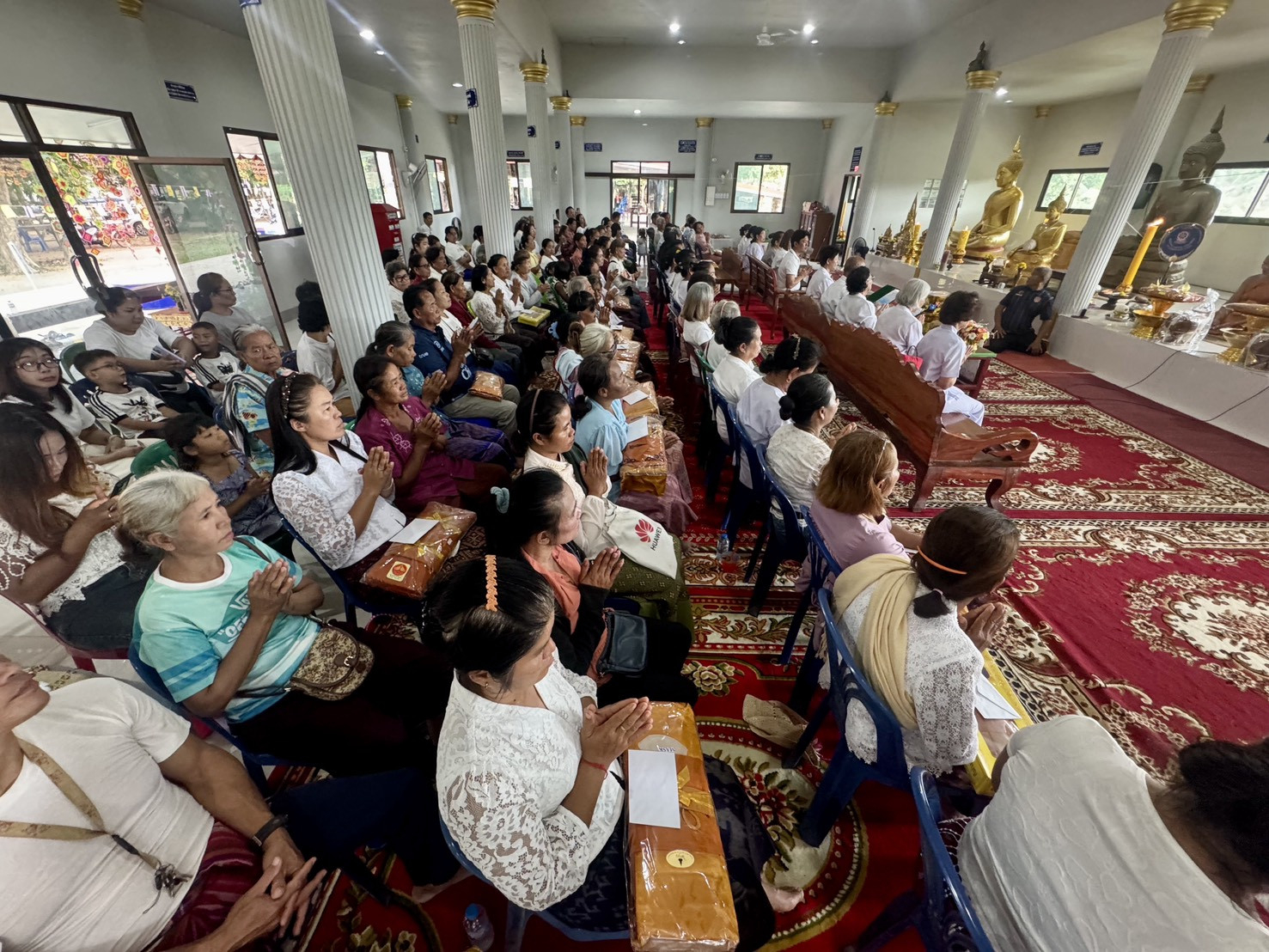 ภาพร่วมพิธีกรรมวัดบ้านน้อยลำคลอง