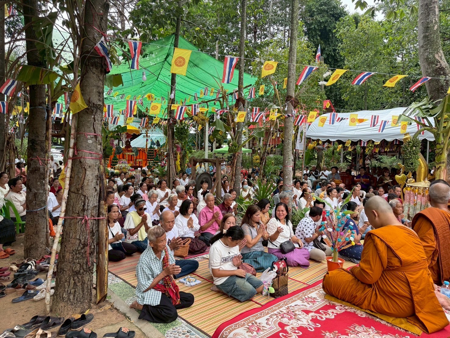 ภาพกล่าวคำถวายกฐินวัดหนองโปร่ง