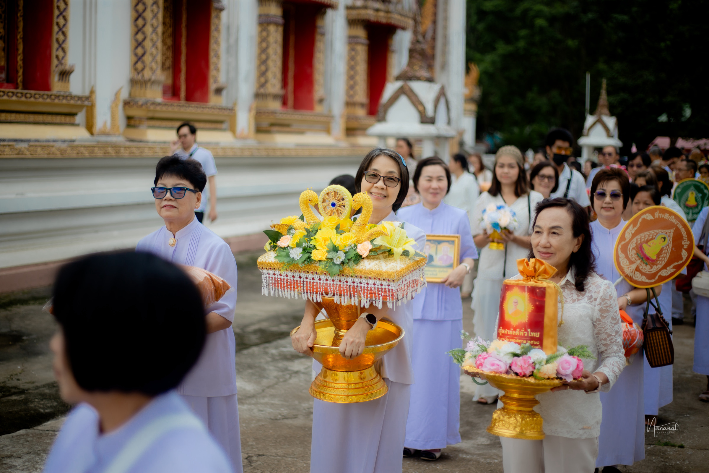 ภาพร่วมขบวนกฐินวัดอู่ตะเภา