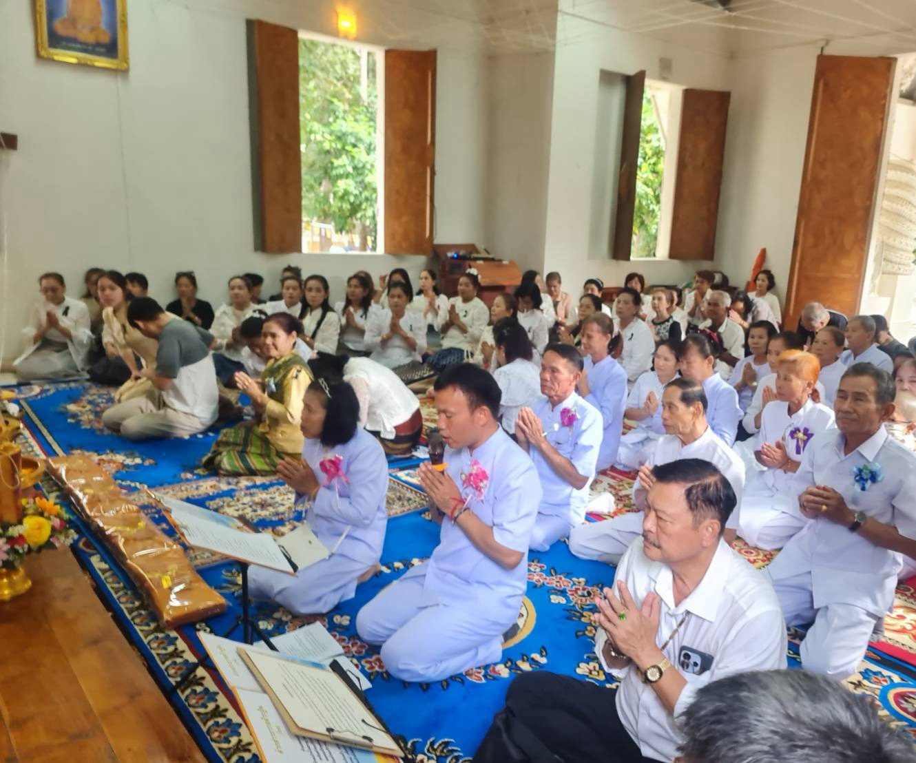 ภาพกล่าวคำถวายกฐินวัดหนองกล้วย