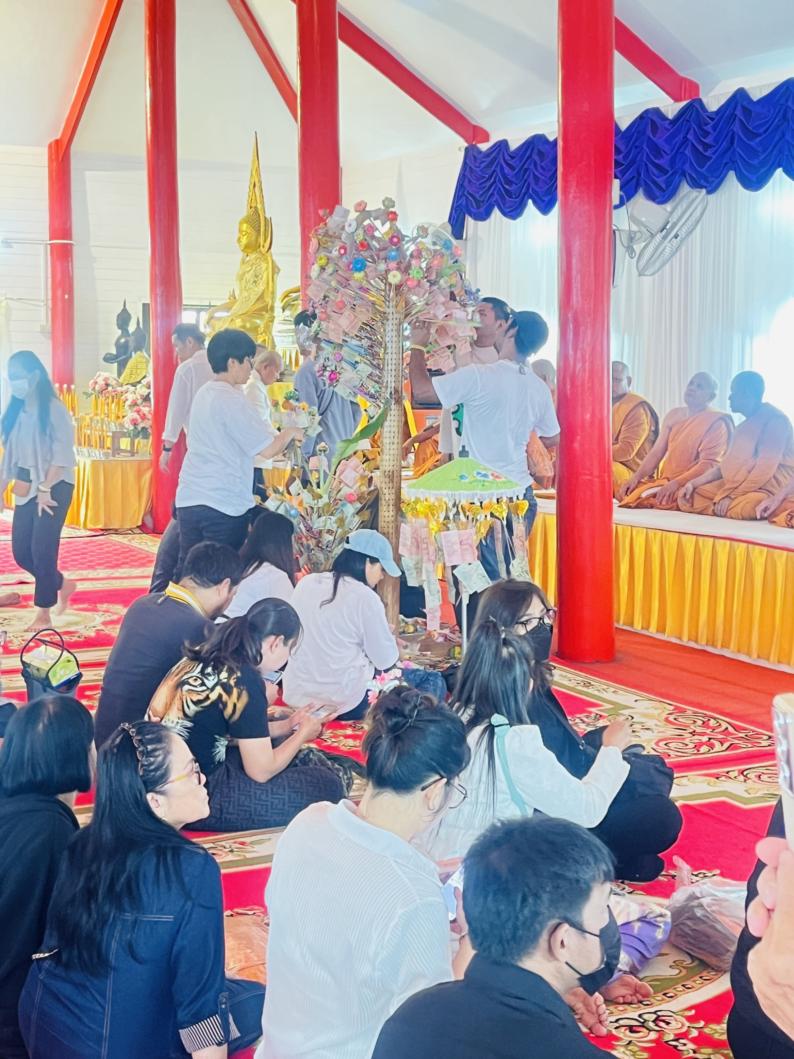 ภาพร่วมพิธีกรรมวัดท่าโขลง