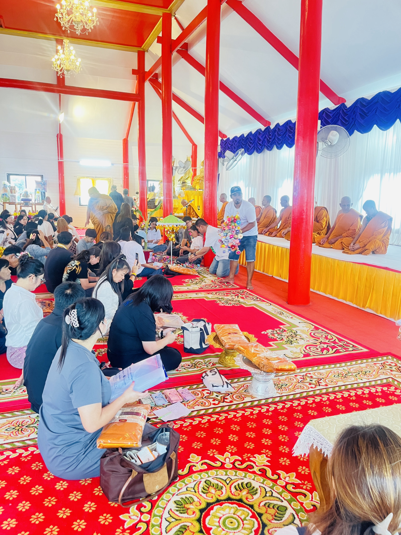 ภาพร่วมพิธีกรรมวัดท่าโขลง