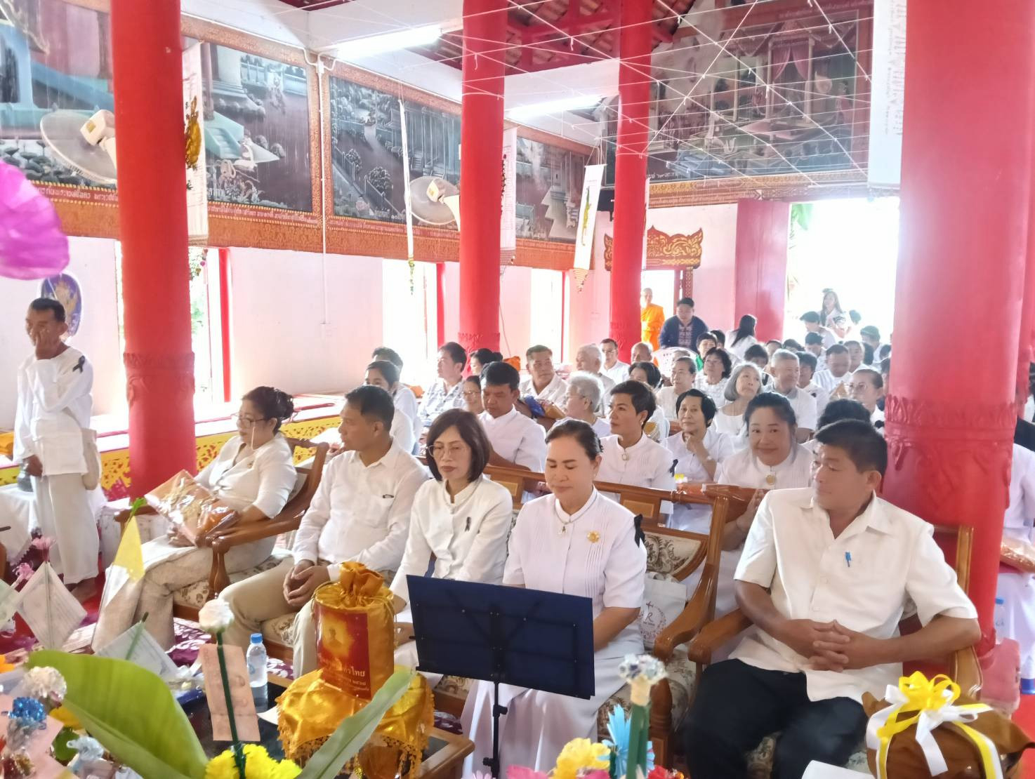 ภาพร่วมพิธีกรรมวัดราษฎร์ประดิษฐ์