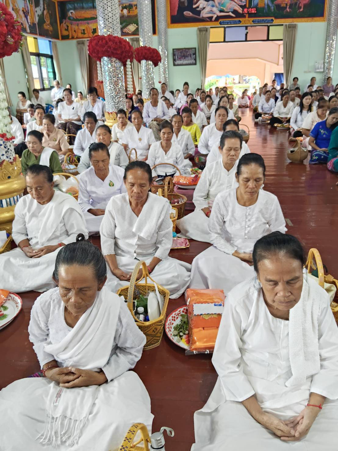 ภาพร่วมพิธีกรรมวัดหมอกจ๋าม