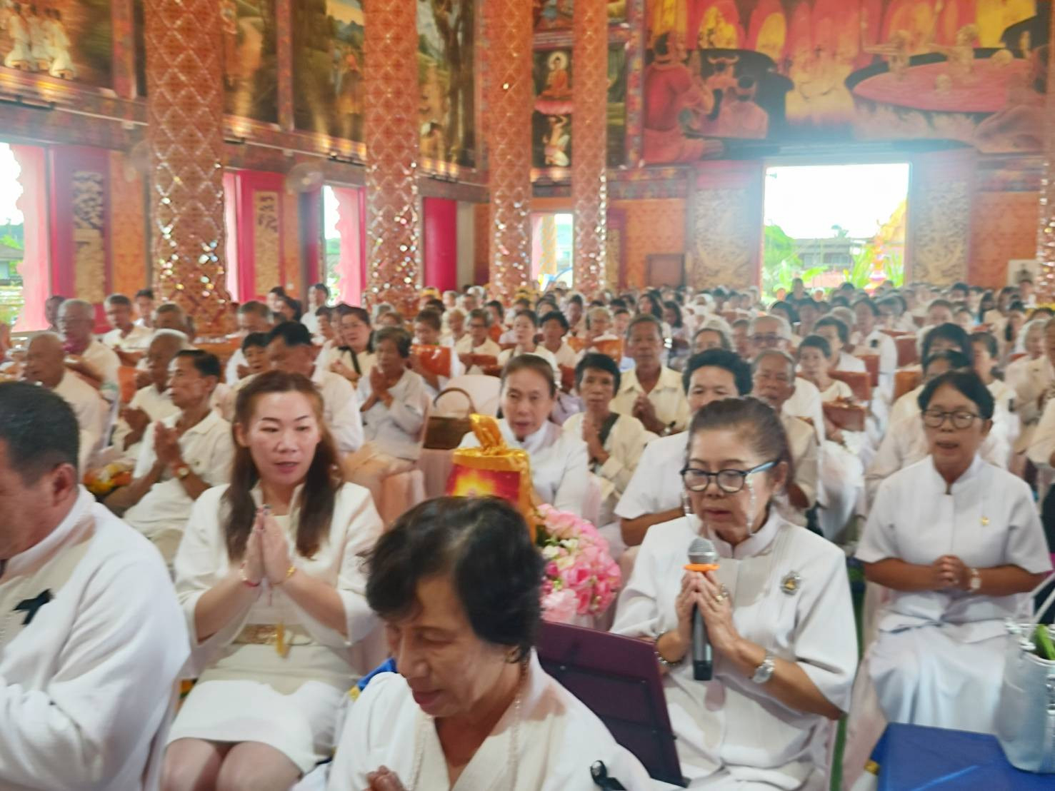 ภาพร่วมพิธีกรรมวัดคงคาราม