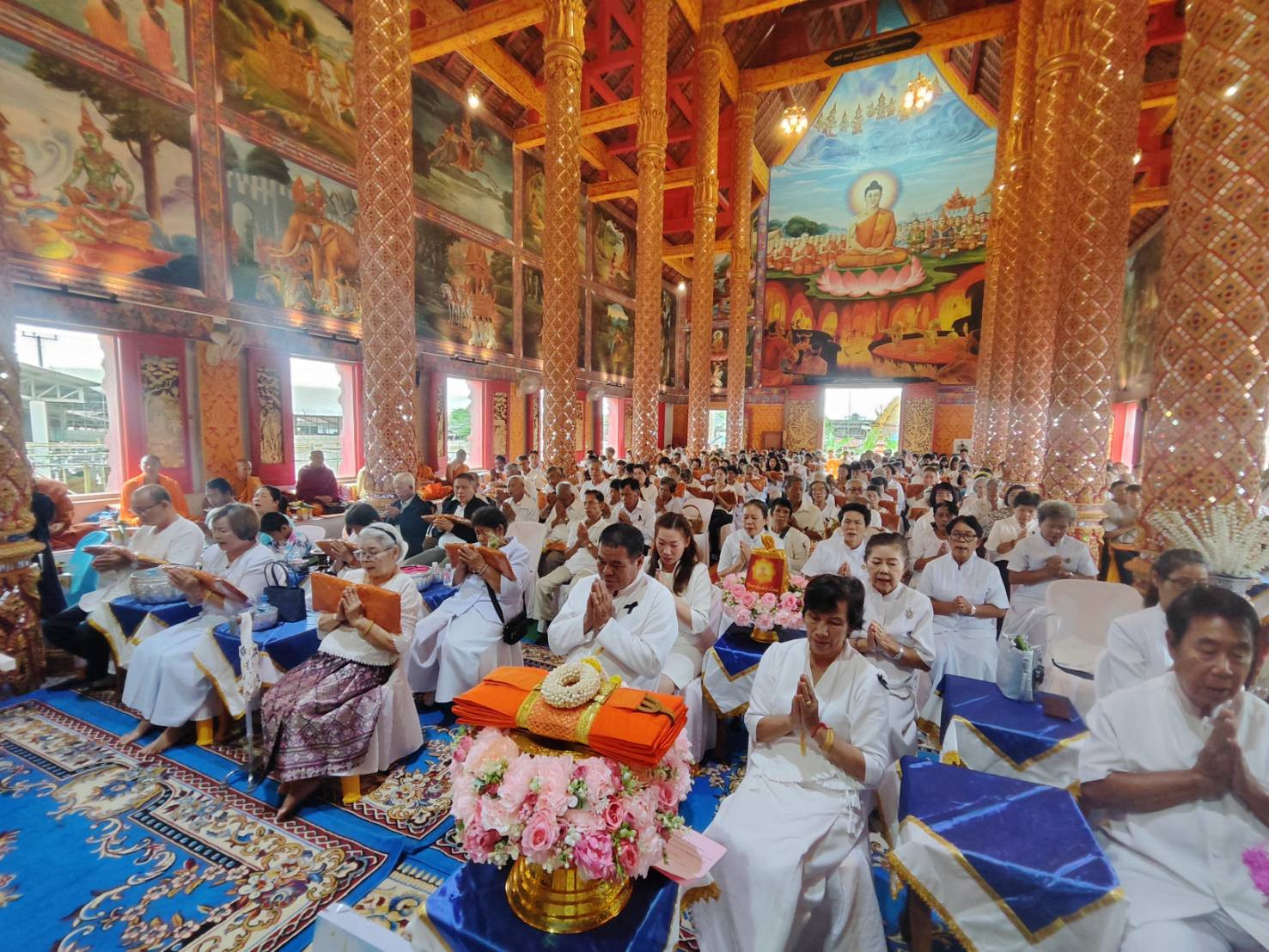 ภาพร่วมพิธีกรรมวัดคงคาราม