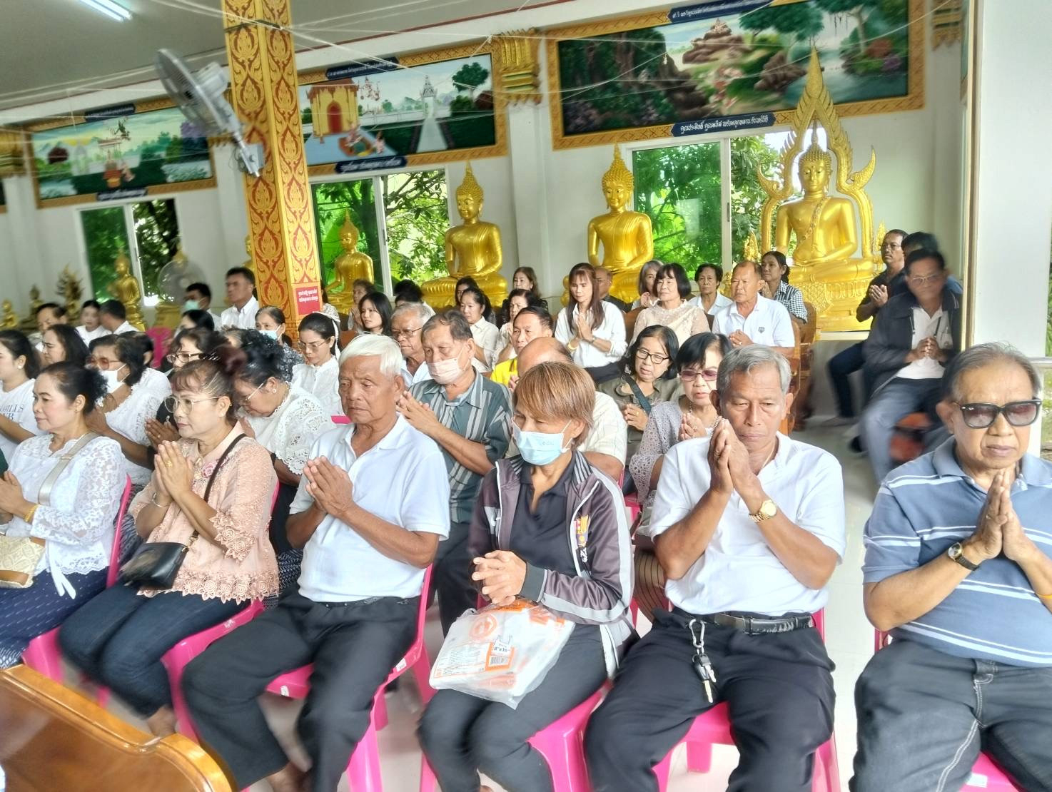 ภาพร่วมพิธีกรรมวัดตานิวพัฒนาราม