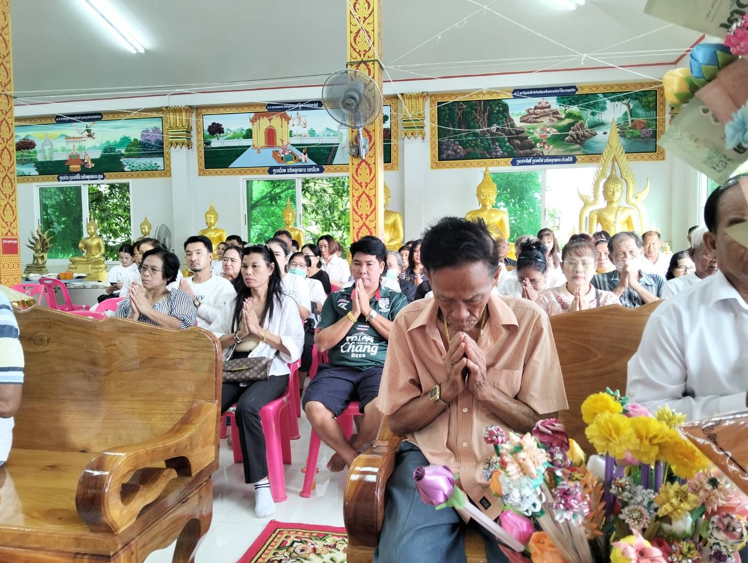 ภาพร่วมพิธีกรรมวัดตานิวพัฒนาราม