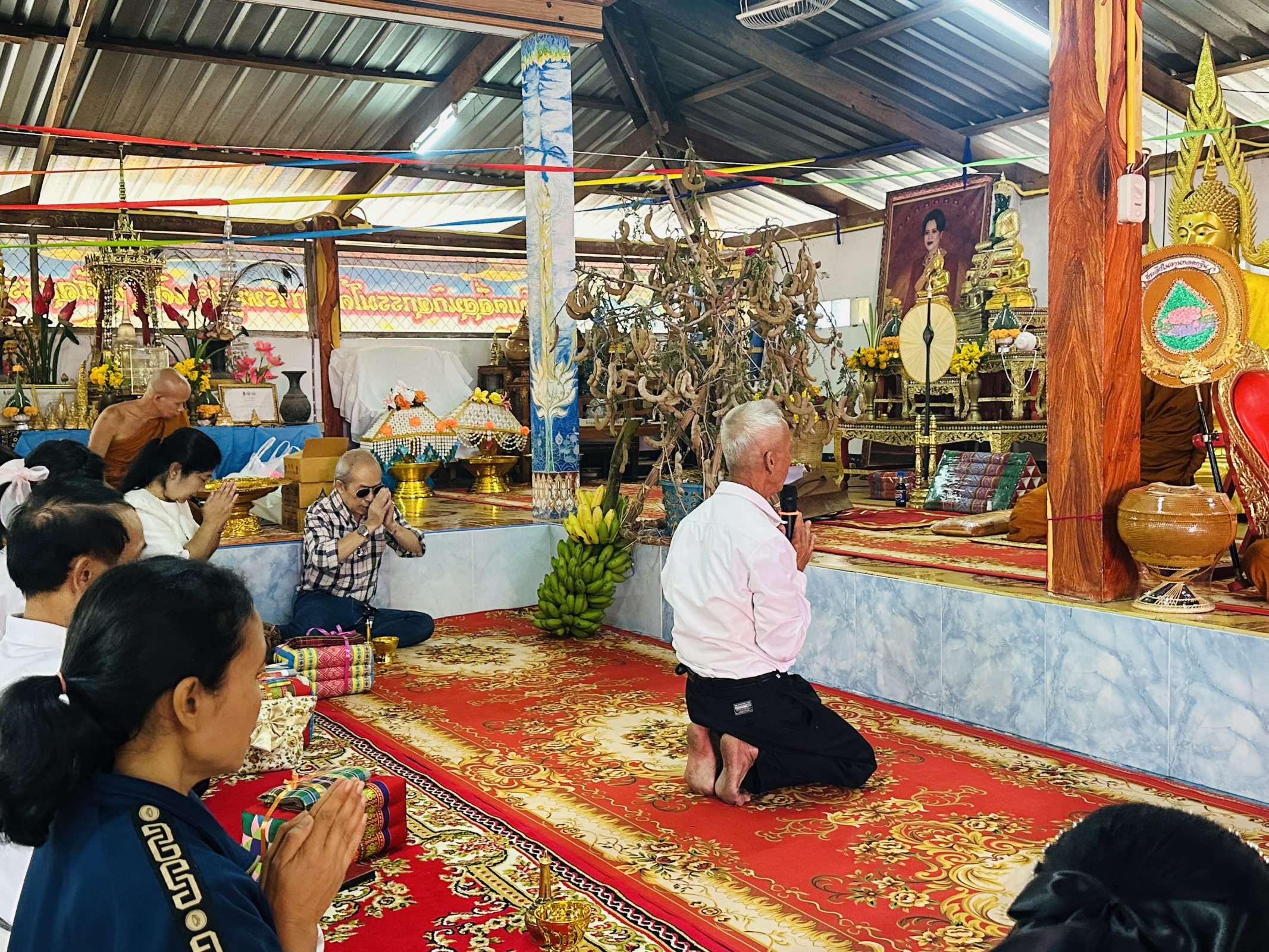 ภาพกล่าวคำถวายกฐินวัดบ้านหว้าน