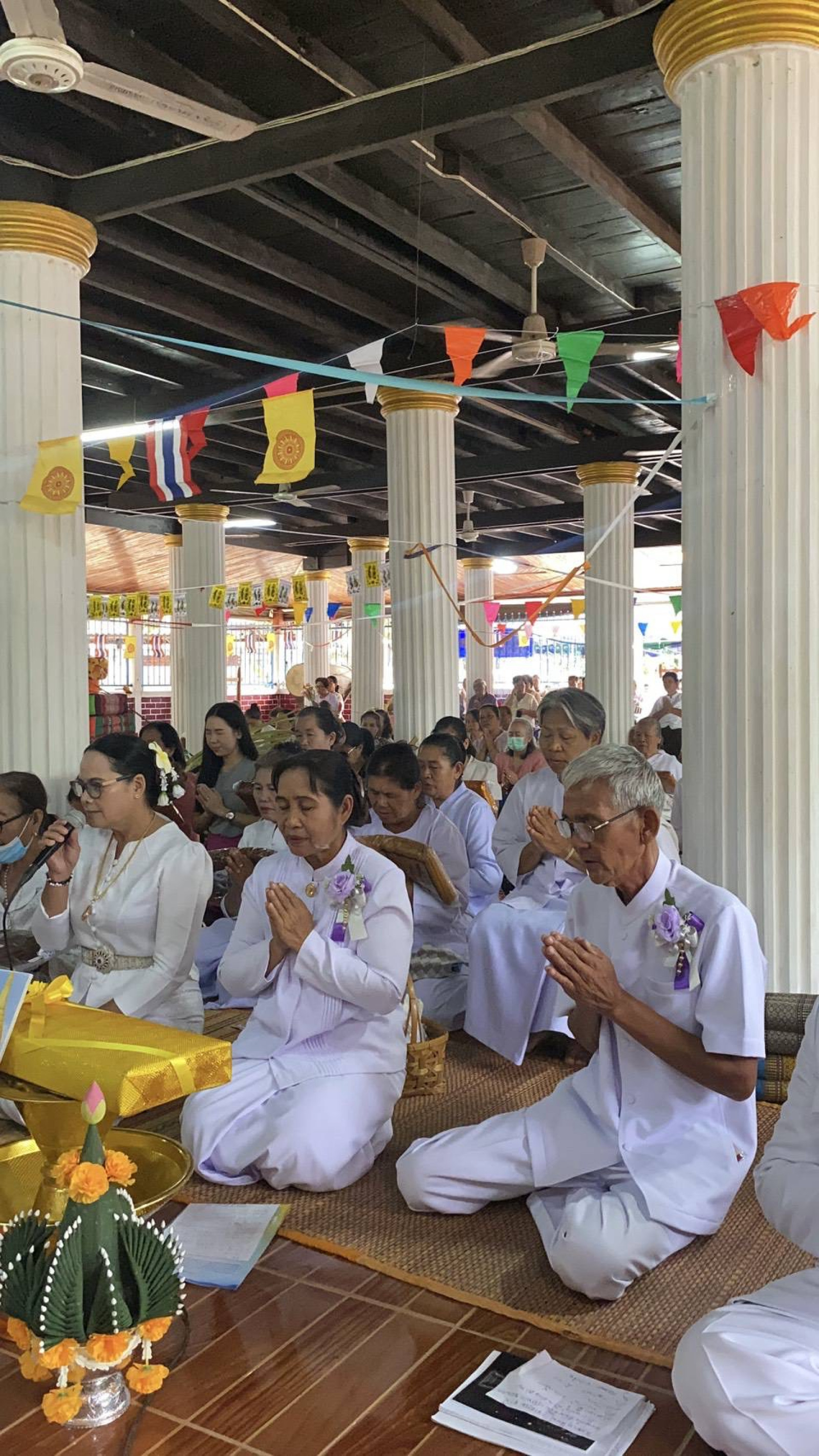 ภาพกล่าวคำถวายกฐินวัดคำมาประดิษฐ์