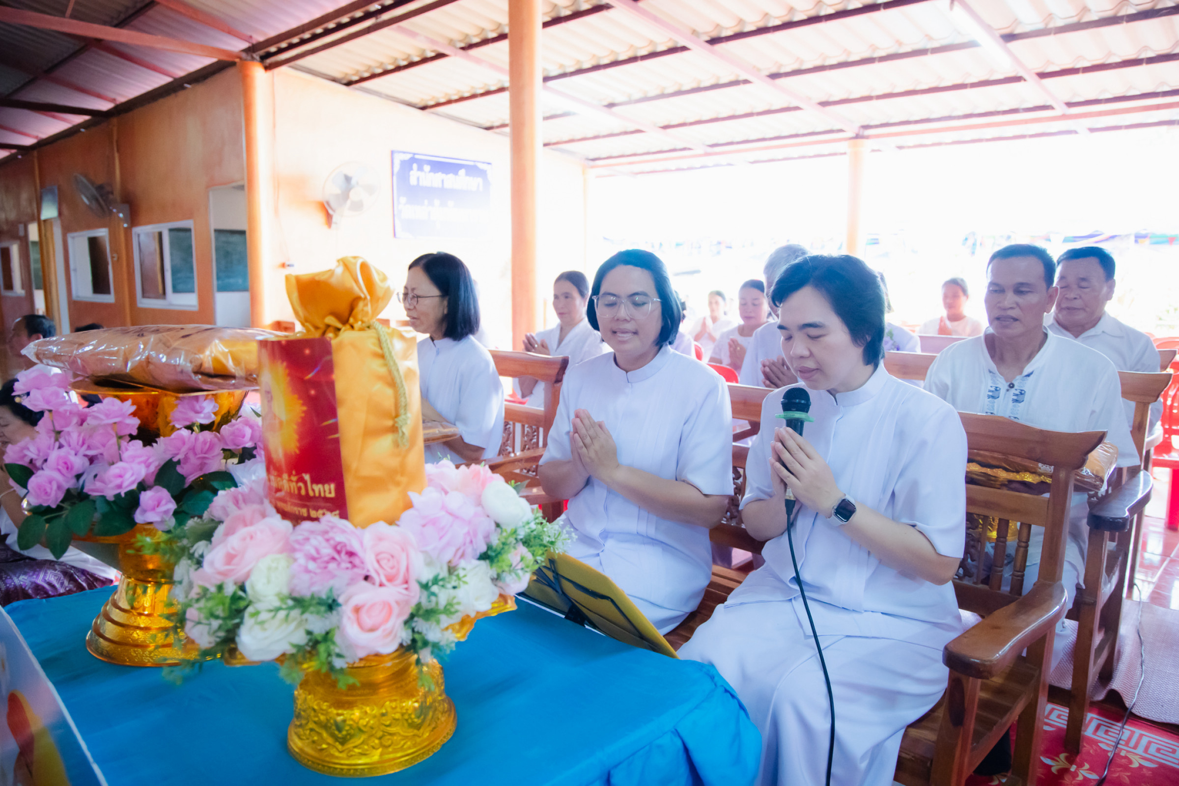 ภาพกล่าวคำถวายกฐินวัดเหล่าตุ้มวนาราม(เหล่าตุ้มพัฒนาราม)