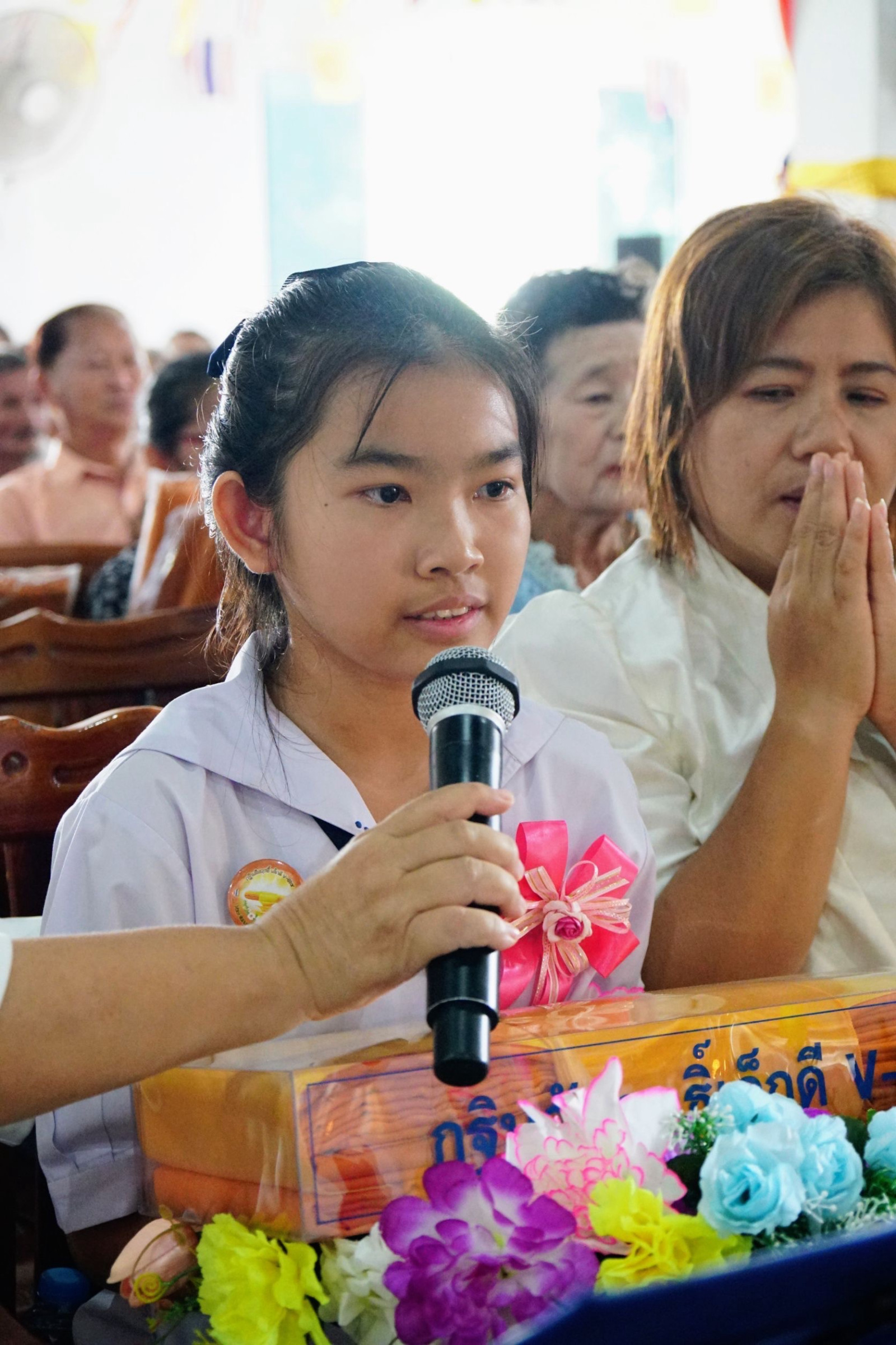 ภาพกล่าวคำถวายกฐินวัดหนองพังพวย