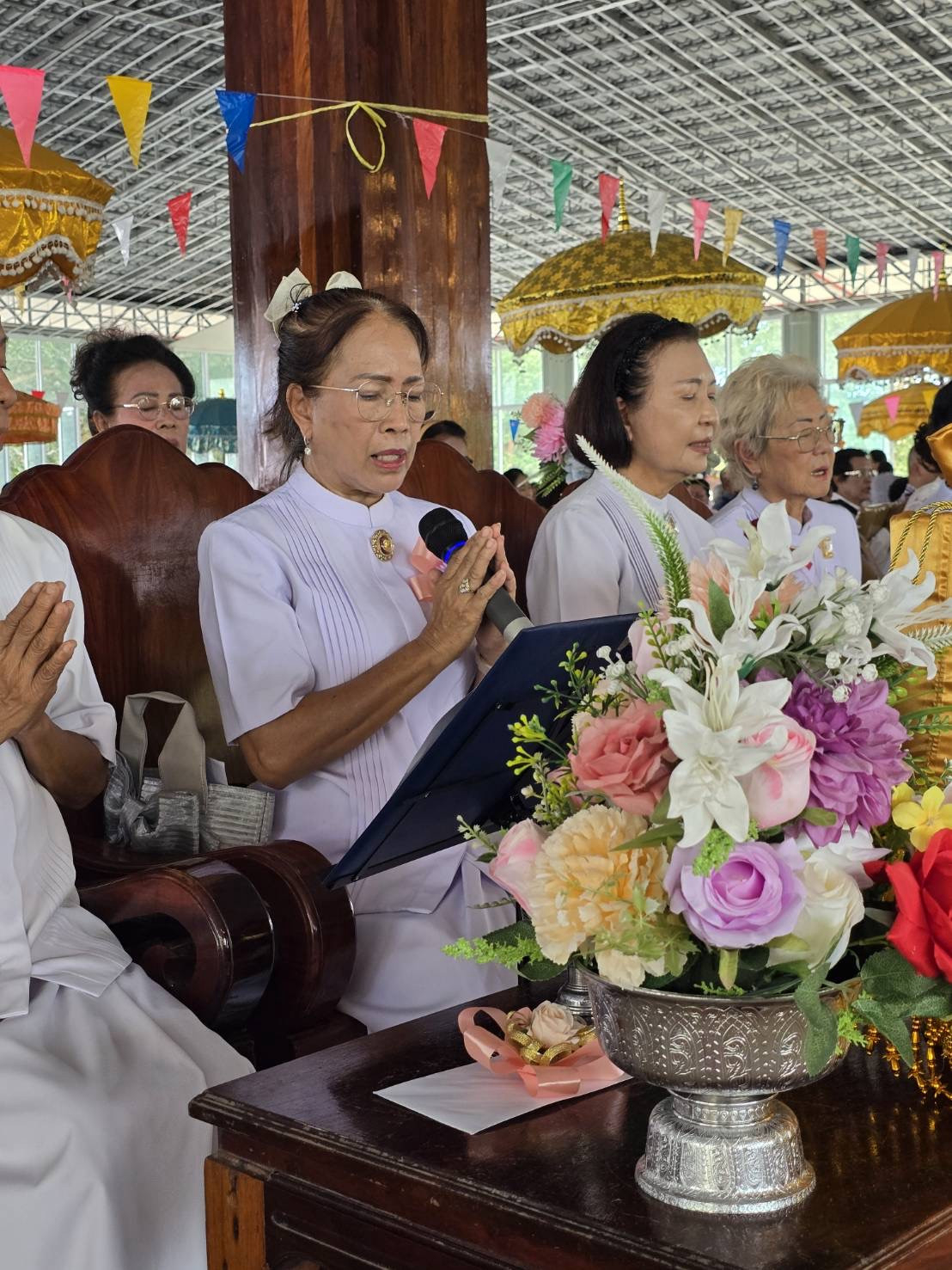 ภาพกล่าวคำถวายกฐินวัดป่าทรงคุณ