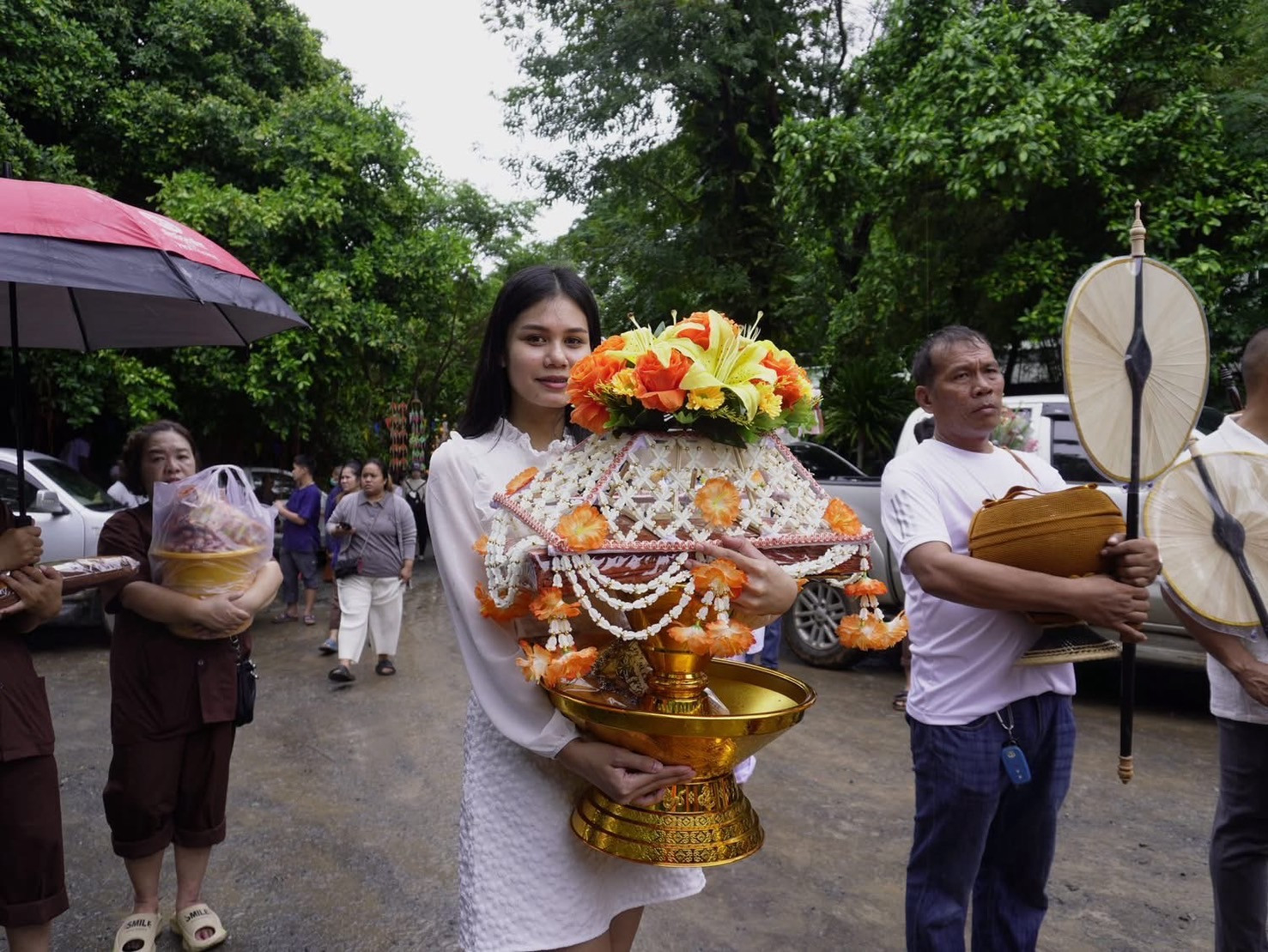ภาพร่วมขบวนกฐินวัดป่าศรีวิไลย์