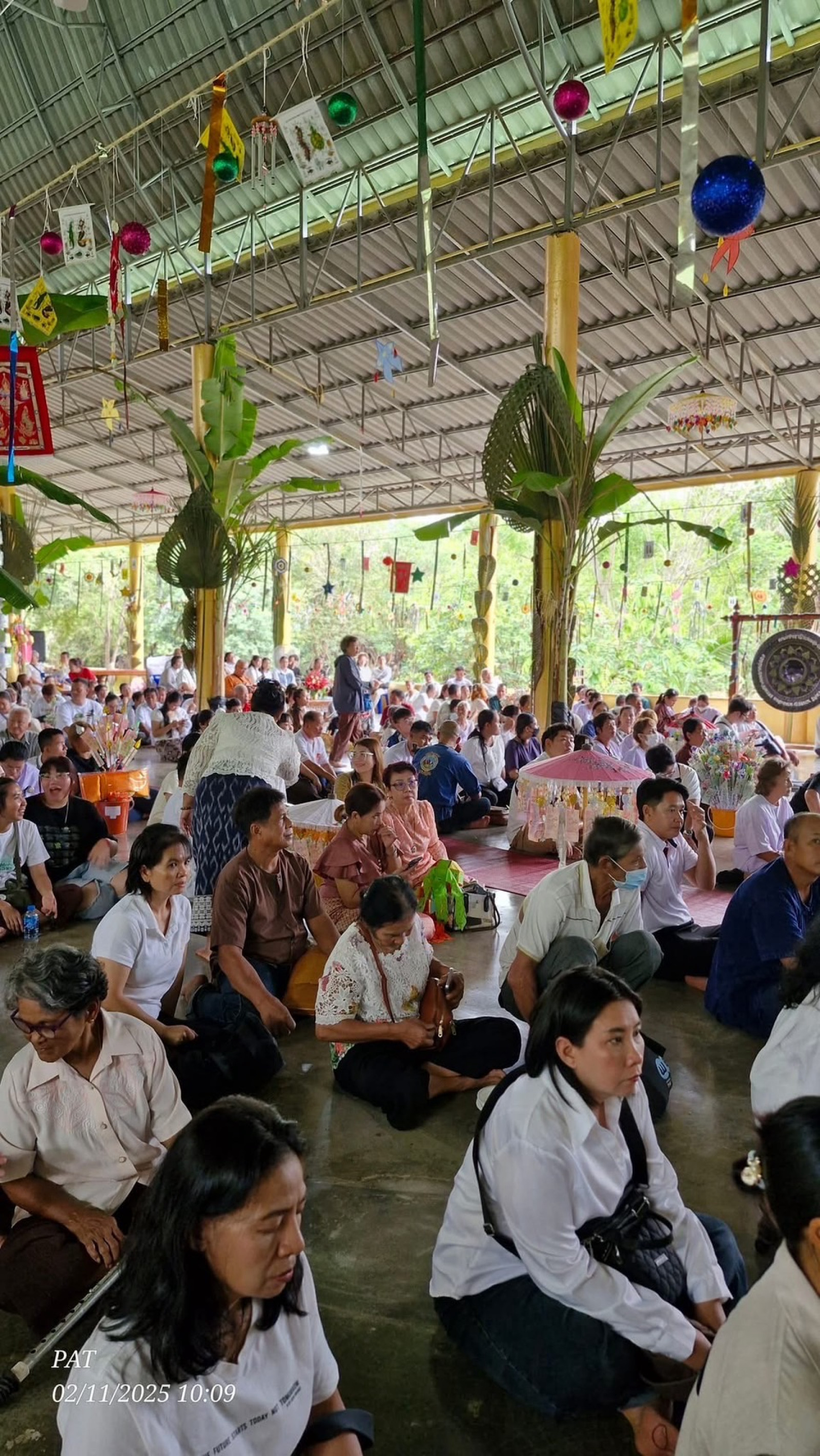 ภาพร่วมพิธีกรรมวัดป่าศรีวิไลย์