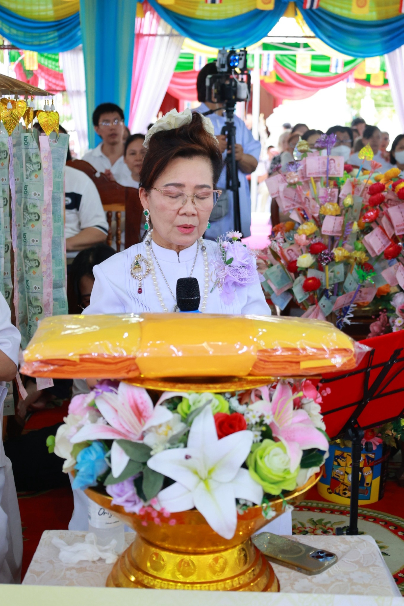 ภาพกล่าวคำถวายกฐินวัดประดู่บางจาก