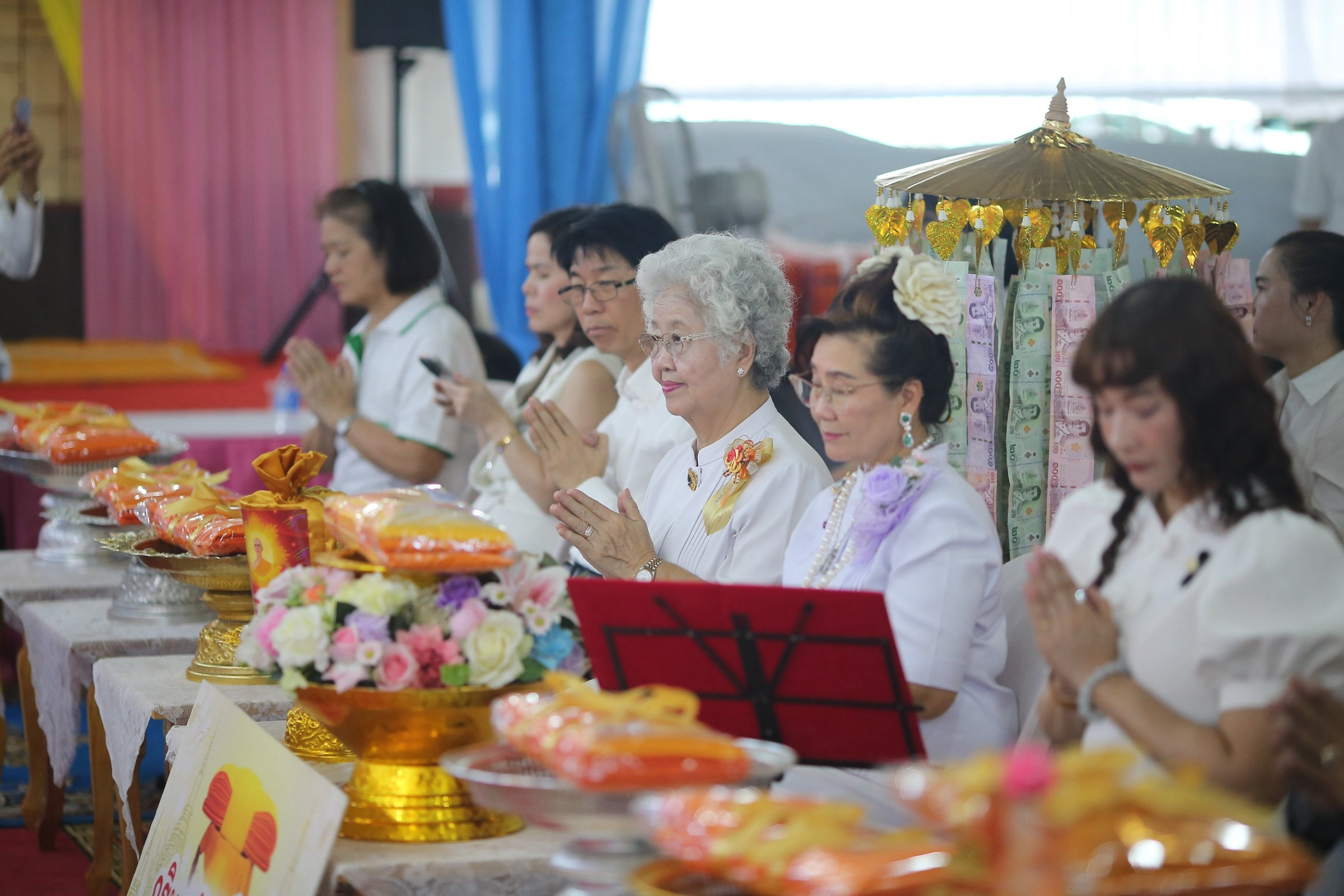 ภาพร่วมพิธีกรรมวัดประดู่บางจาก