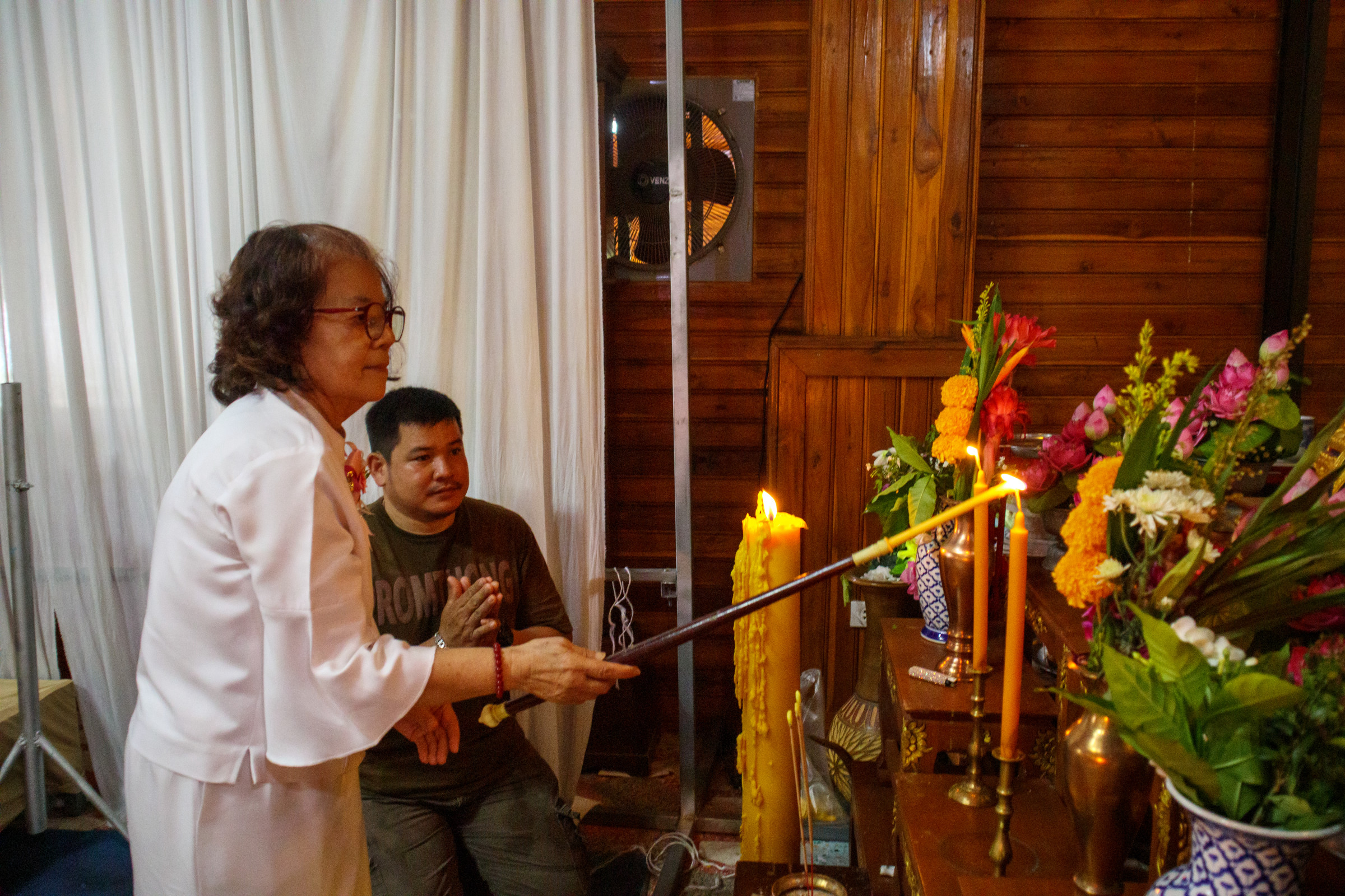 ภาพร่วมพิธีกรรมวัดอุทุมพรวนาราม