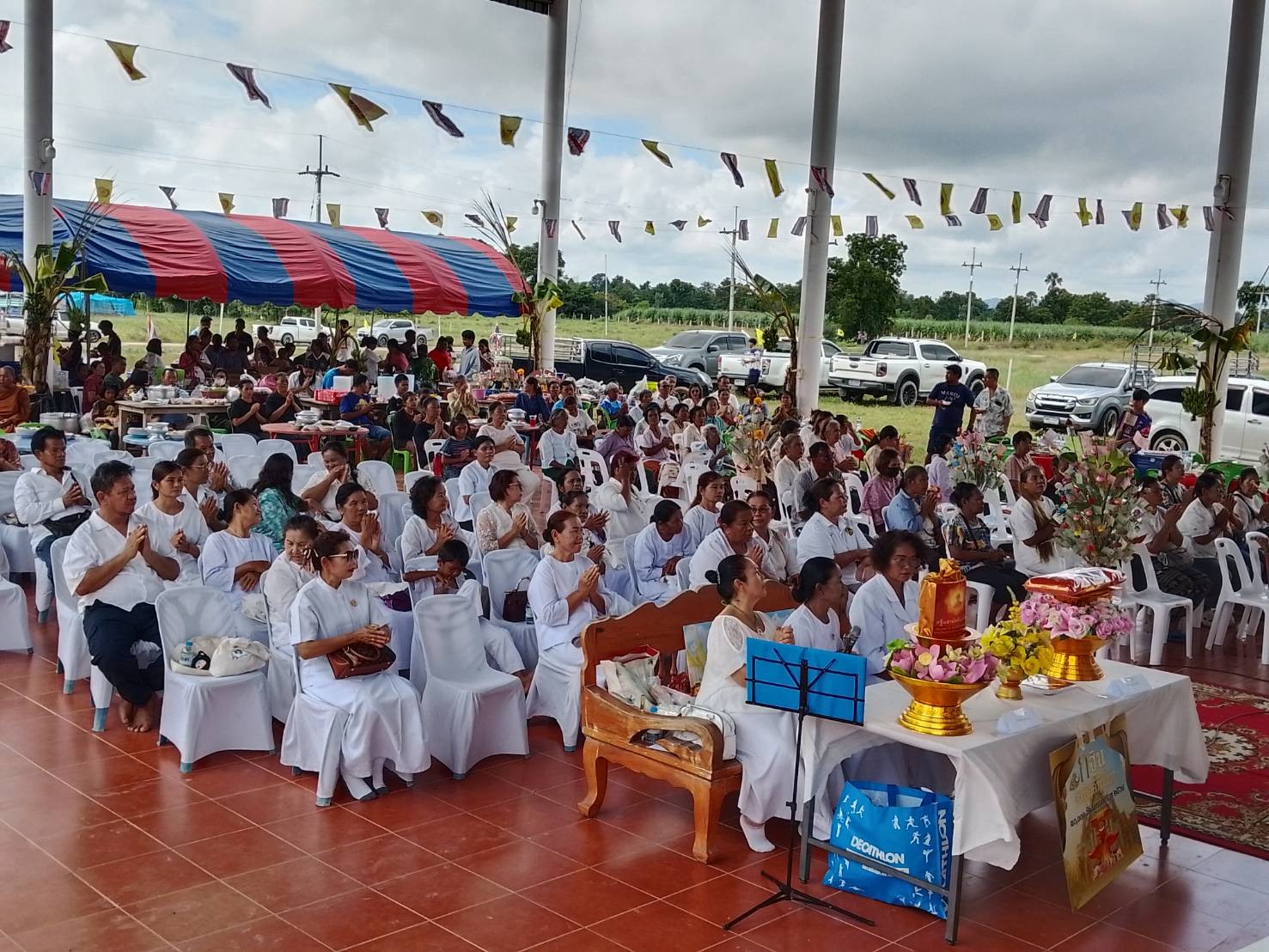 ภาพร่วมพิธีกรรมสำนักสงฆ์ศรีมหาโชติ