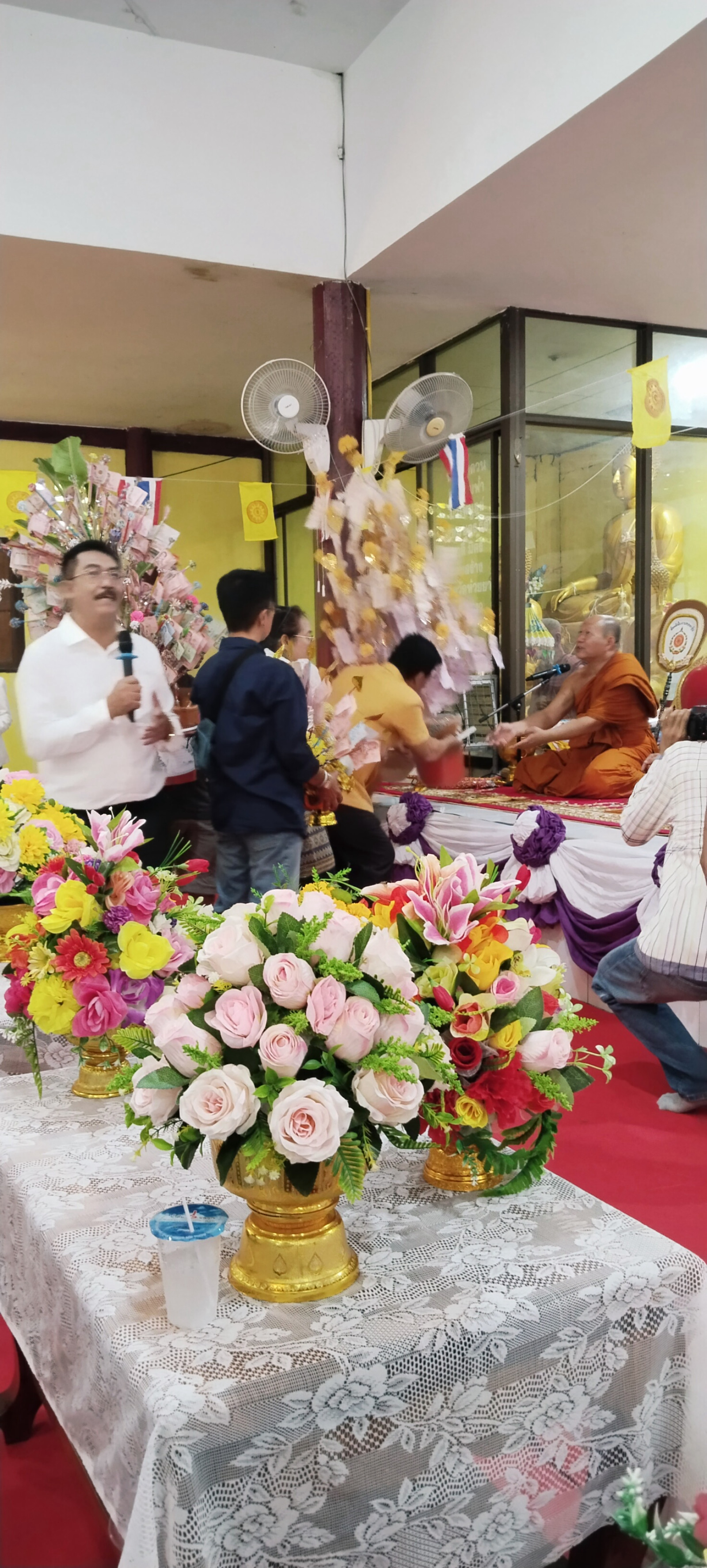 ภาพร่วมพิธีกรรมวัดห้วยยาง