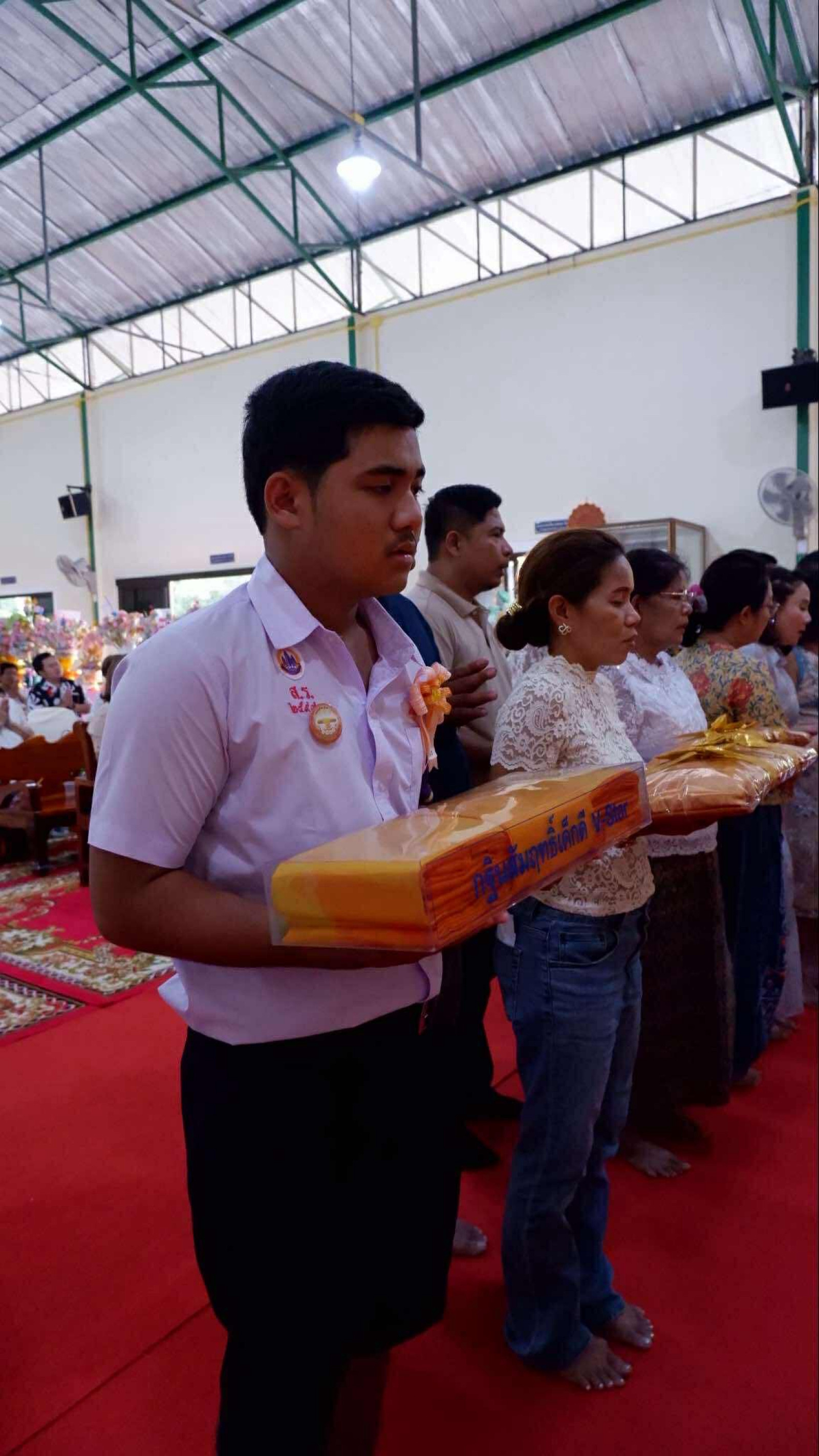 ภาพกล่าวคำถวายกฐินวัดวังวน