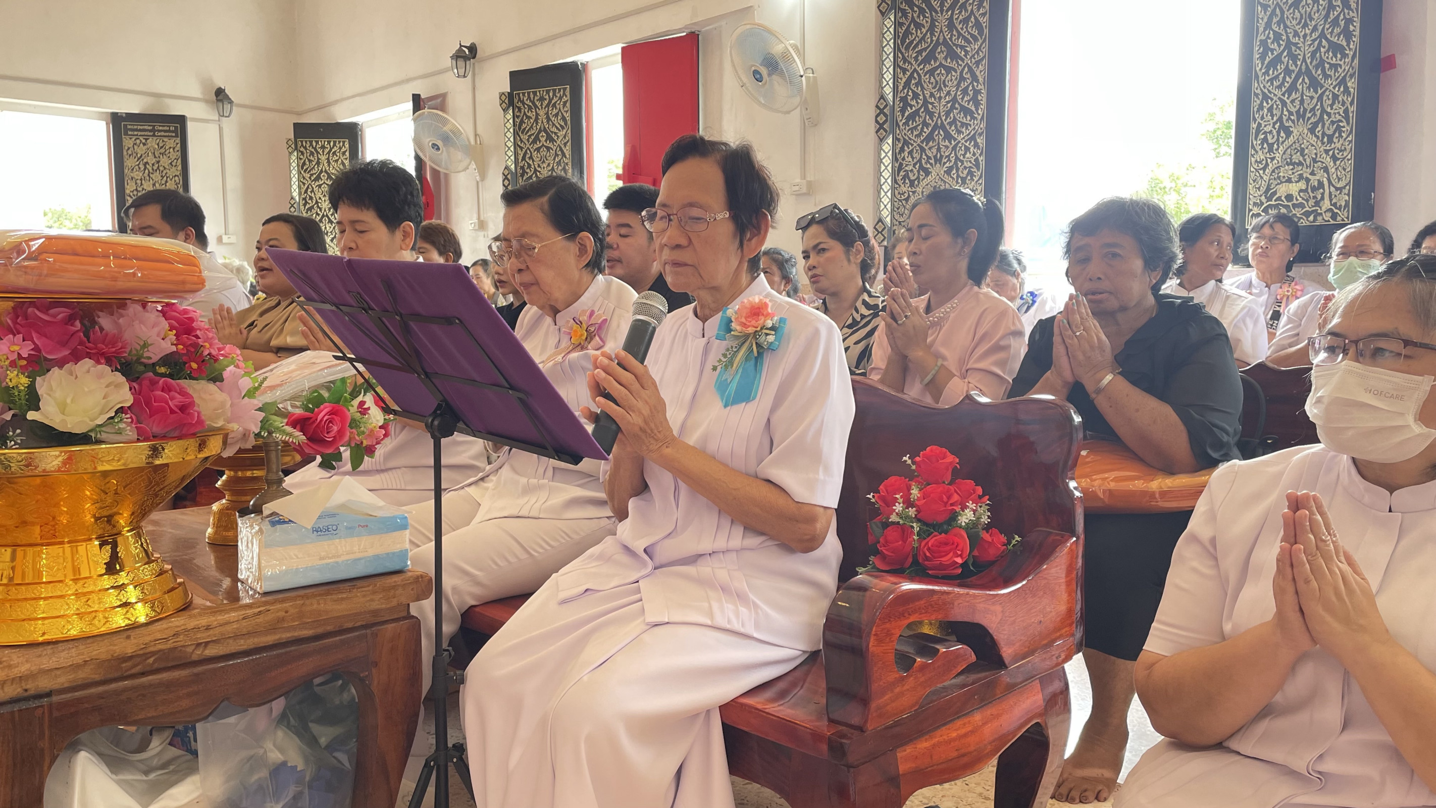 ภาพกล่าวคำถวายกฐินวัดหนองกระทิงทอง