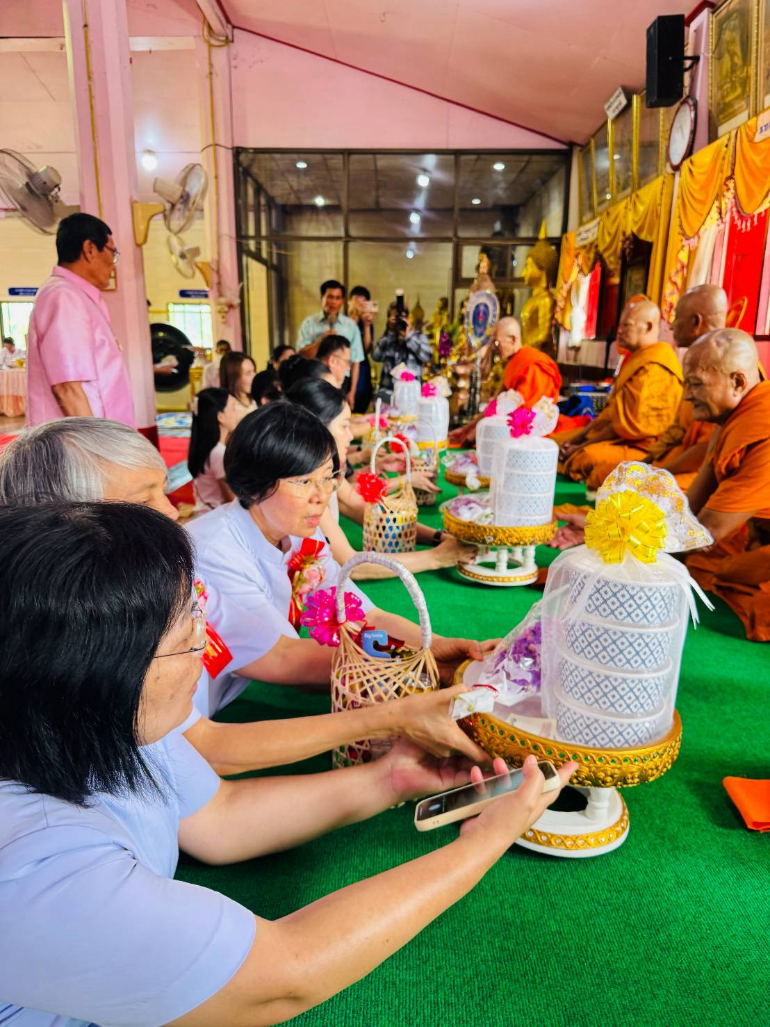 ภาพร่วมพิธีกรรมวัดหนองยายทรัพย์