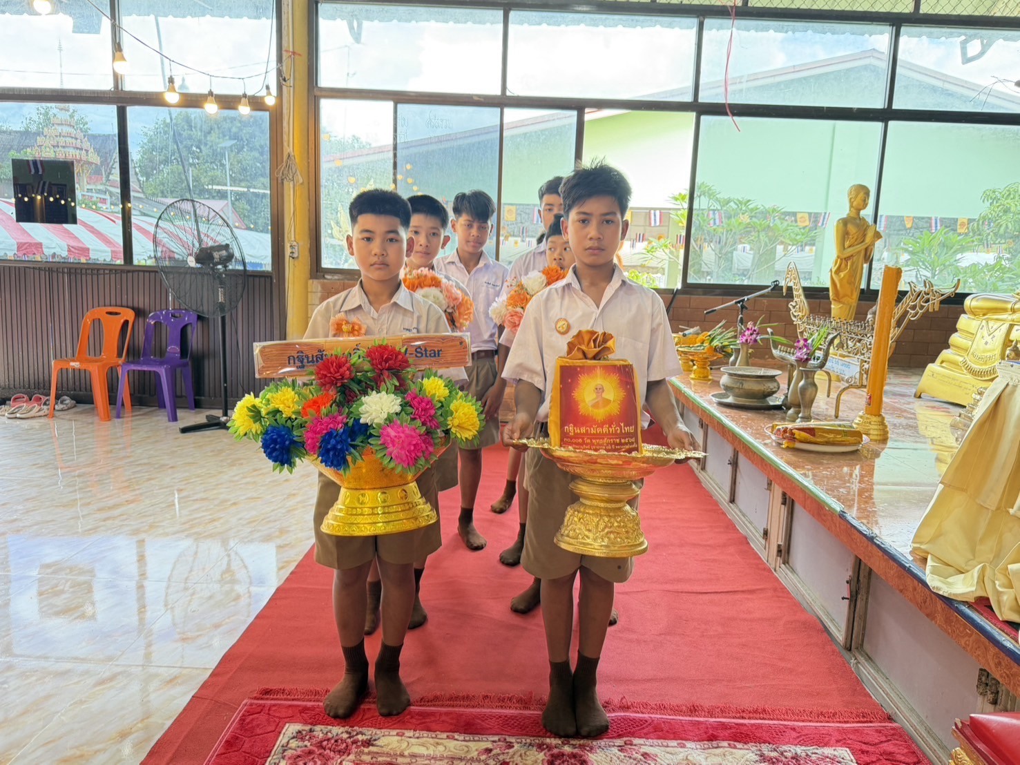 ภาพร่วมขบวนกฐินวัดรางตะเคียน