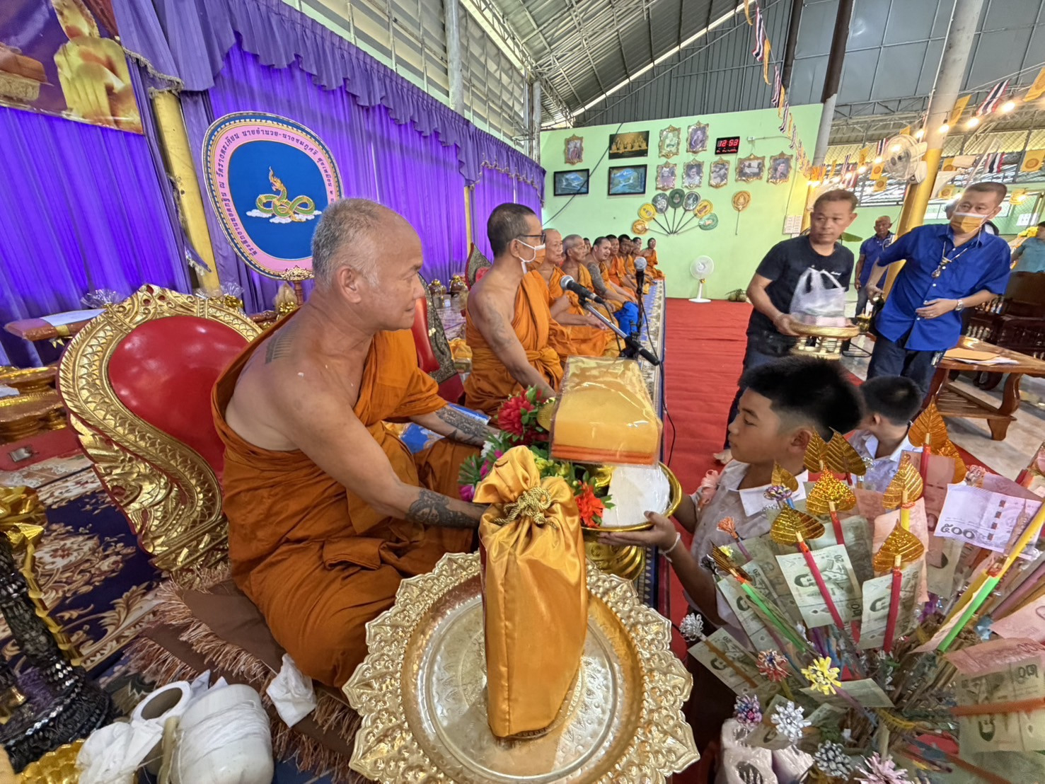 ภาพร่วมพิธีกรรมวัดรางตะเคียน