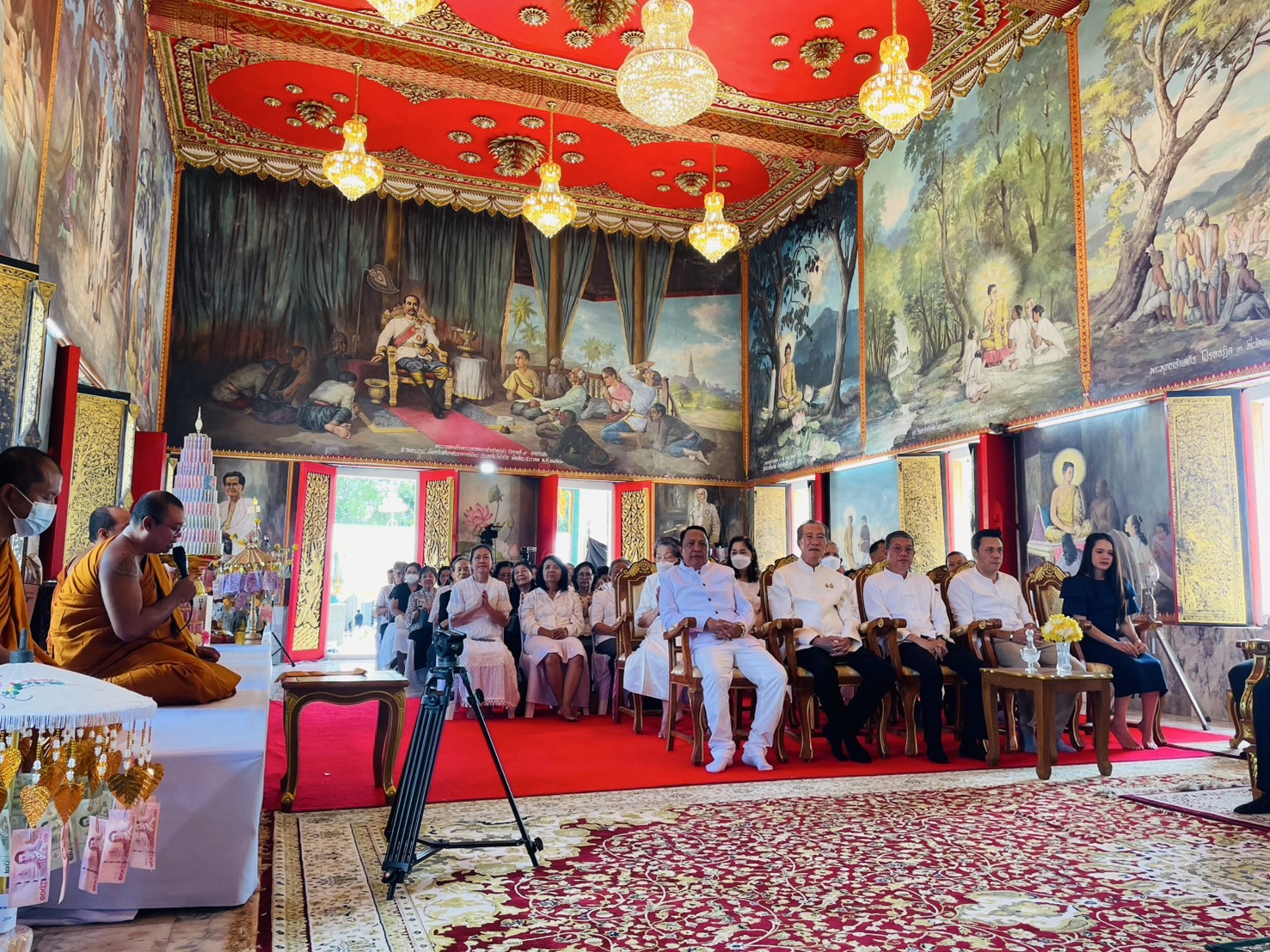 ภาพกล่าวคำถวายกฐินวัดสวนป่าน