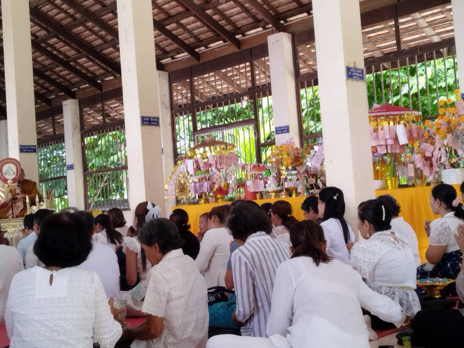 ภาพร่วมพิธีกรรมวัดบางทีง