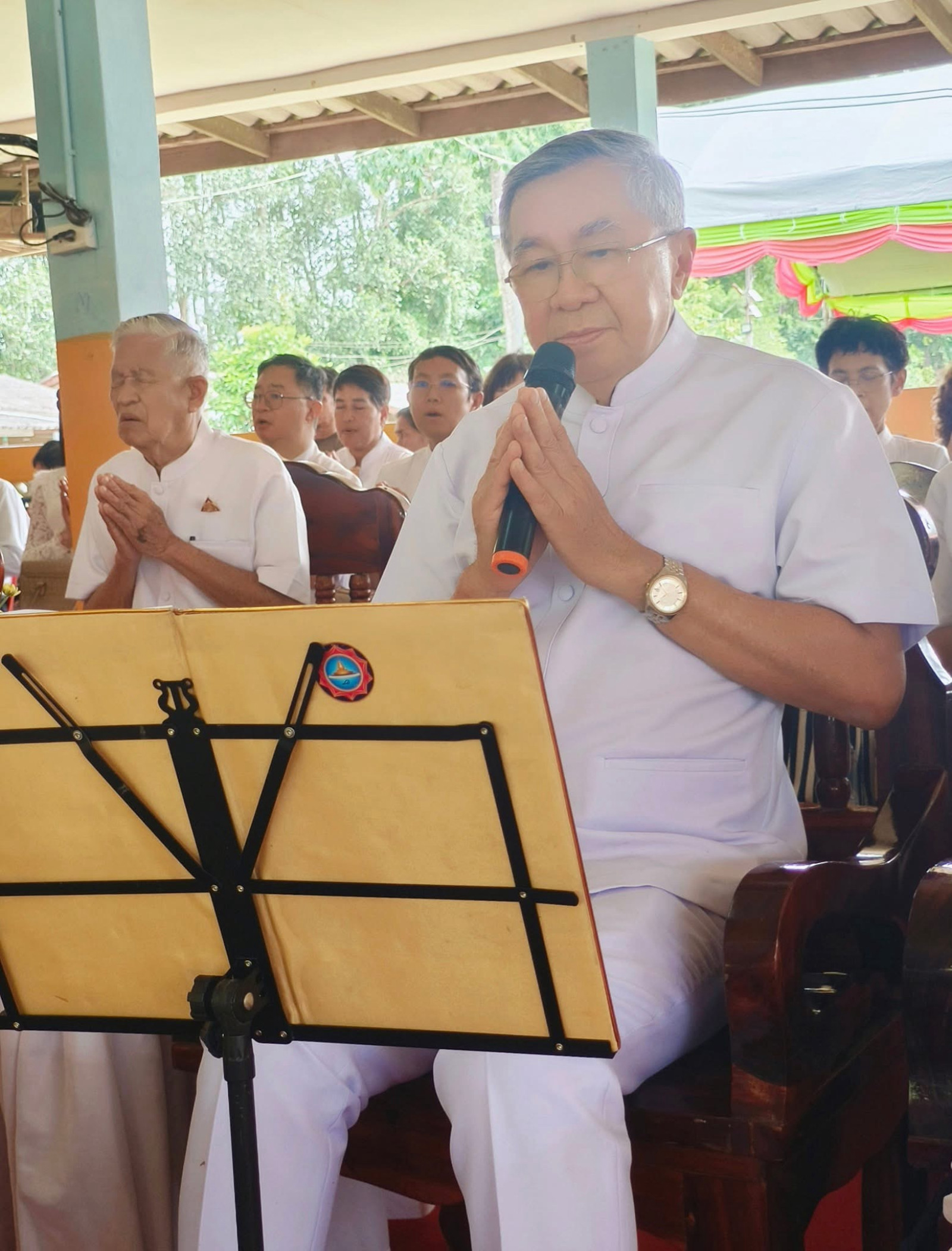 ภาพกล่าวคำถวายกฐินวัดควนขัน