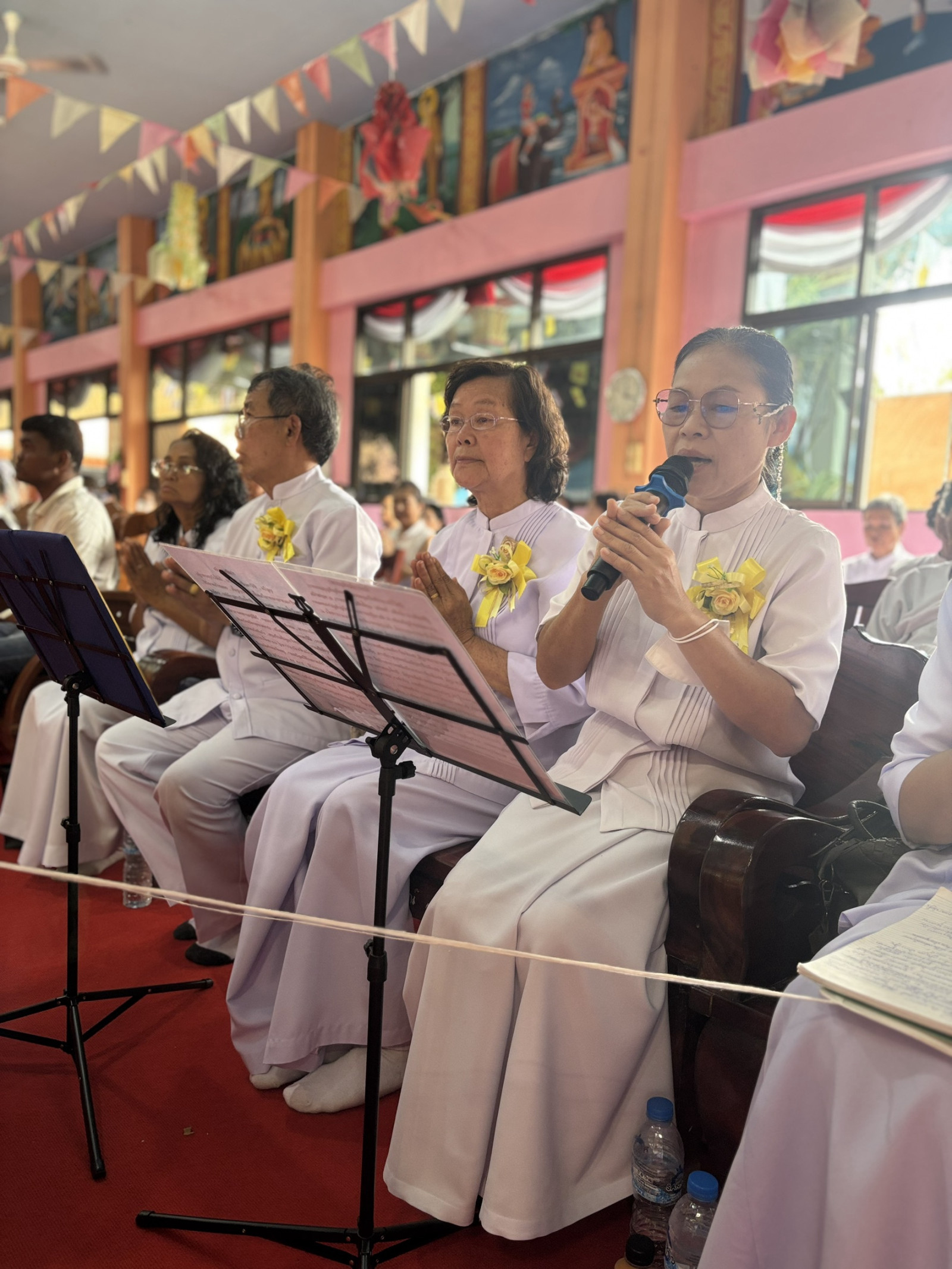 ภาพกล่าวคำถวายกฐินวัดสระแท่น