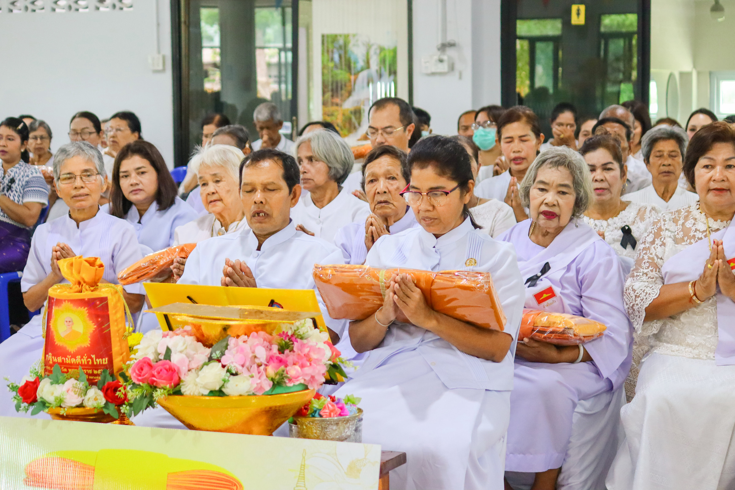 ภาพร่วมพิธีกรรมวัดโคกกอ