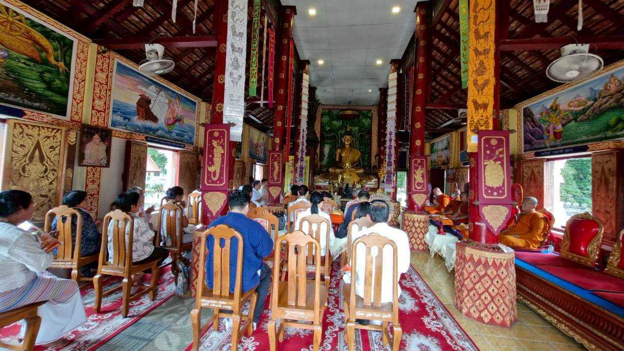 ภาพร่วมพิธีกรรมวัดอัมพวัน