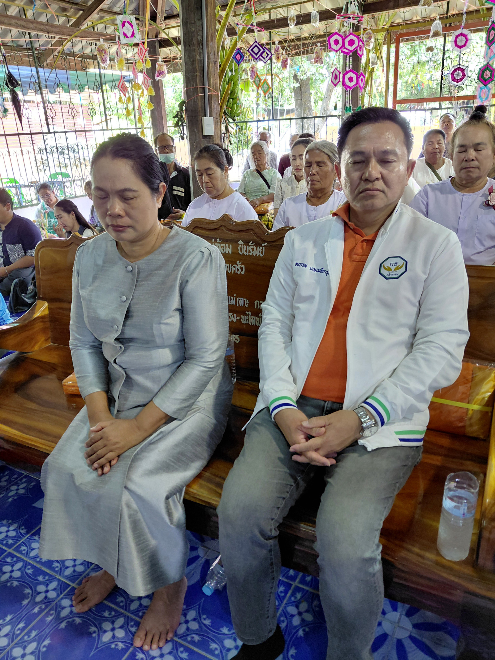 ภาพร่วมพิธีกรรมวัดตะแกรง
