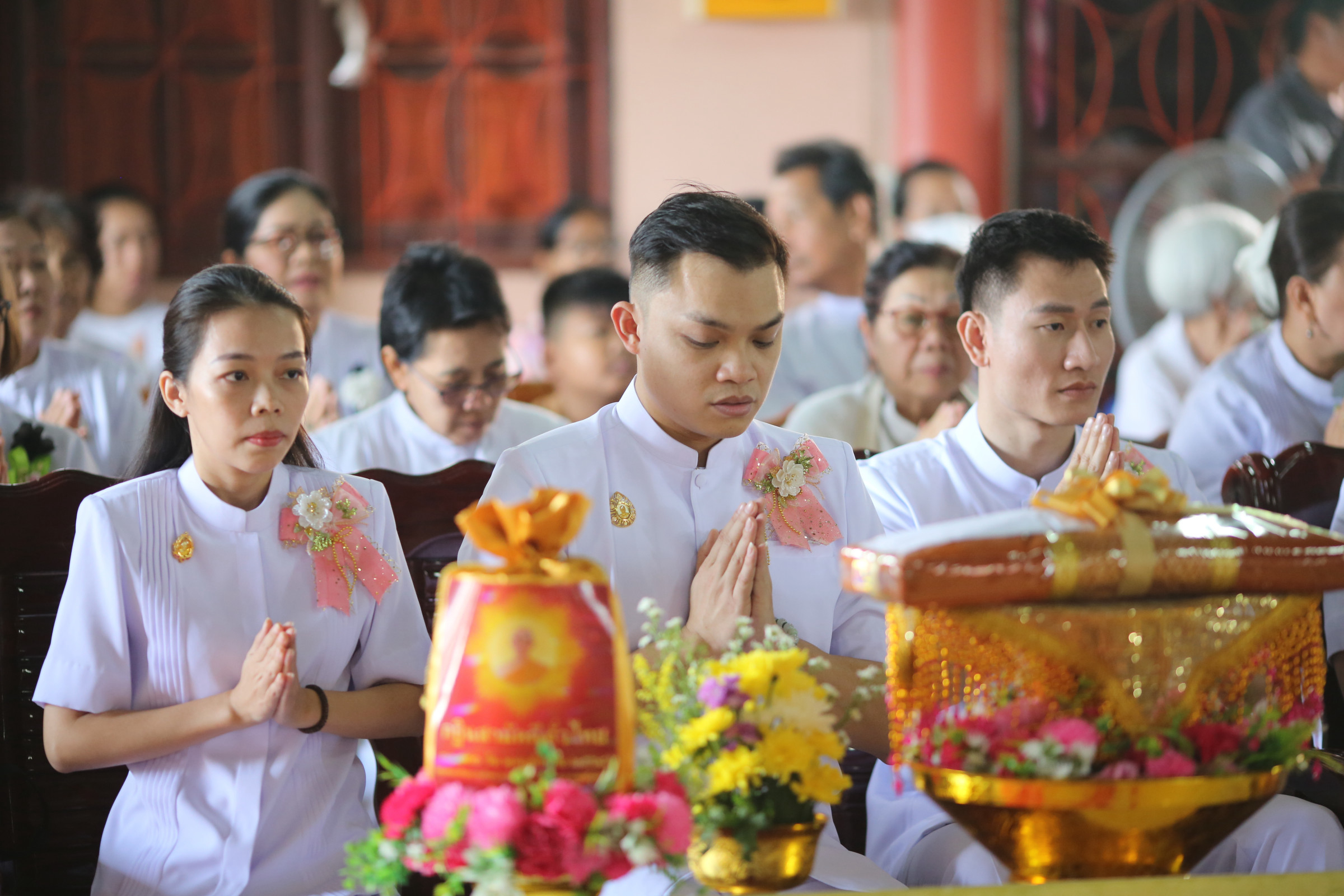 ภาพกล่าวคำถวายกฐินวัดโนนสว่าง